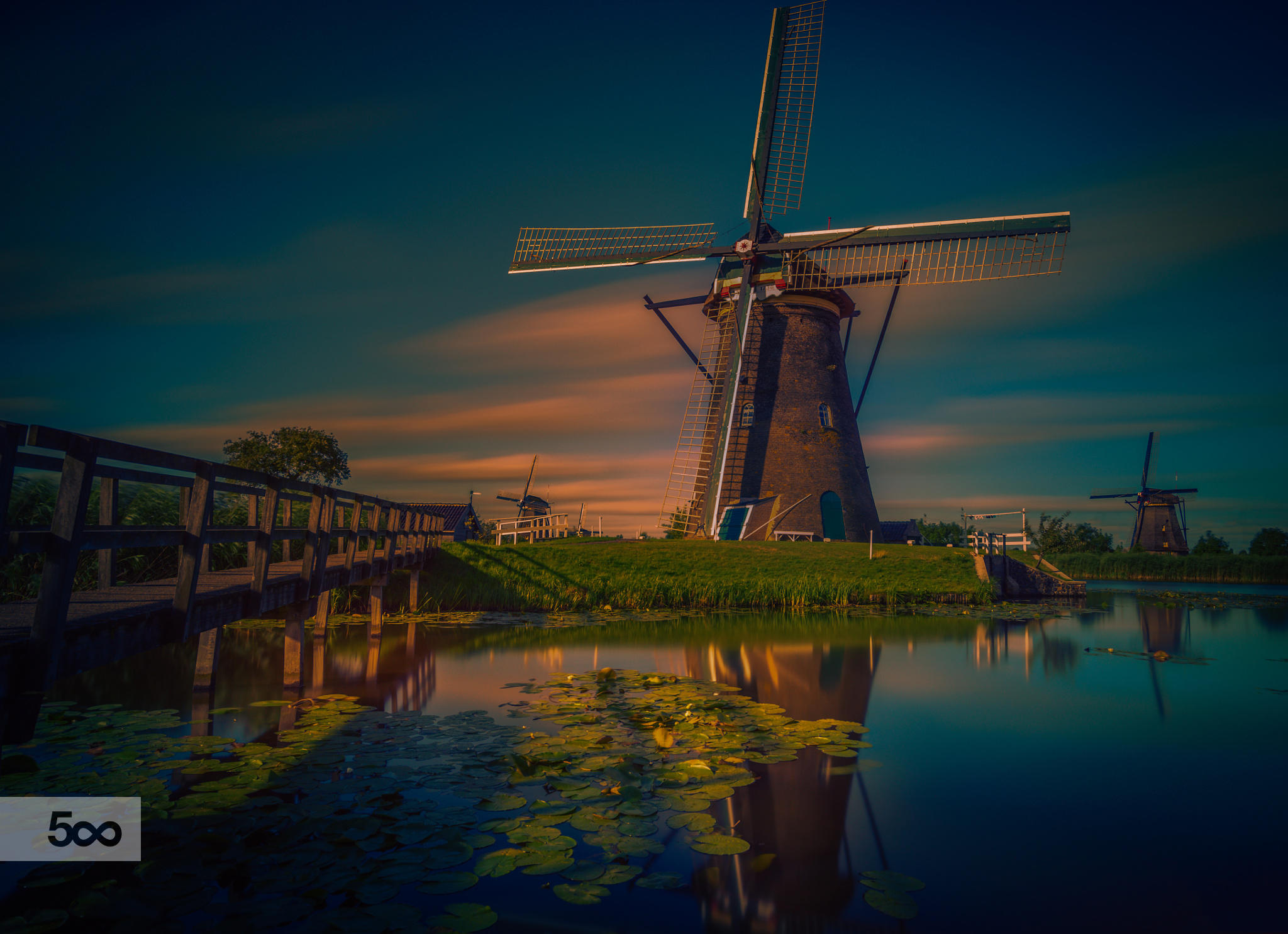 Windmills of Holland.