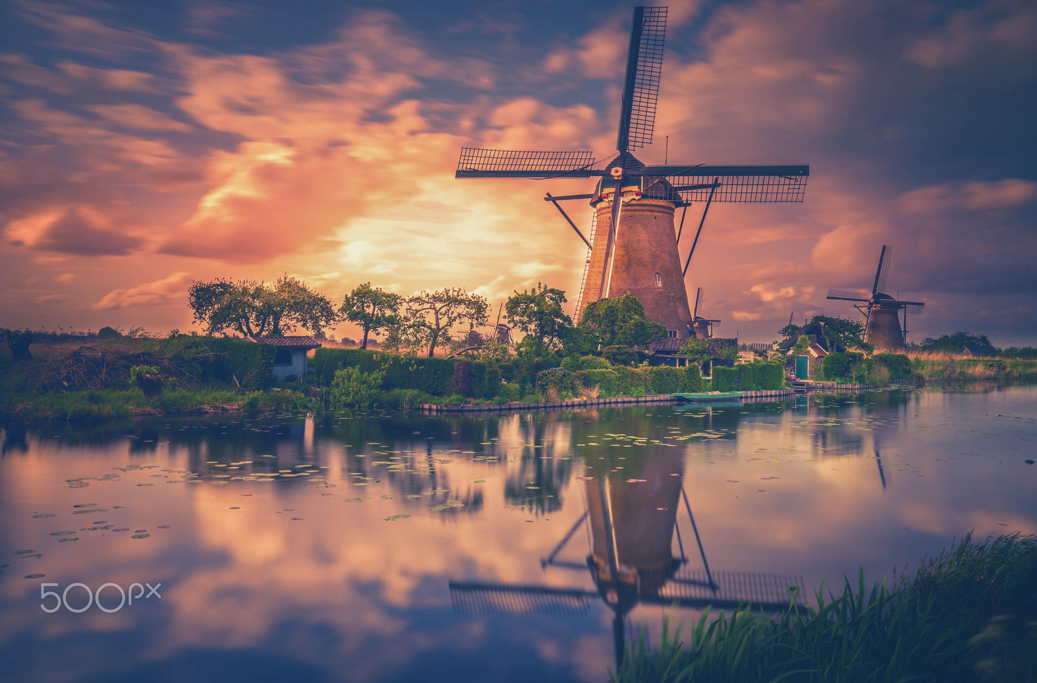 Kinderdijk, Holland.