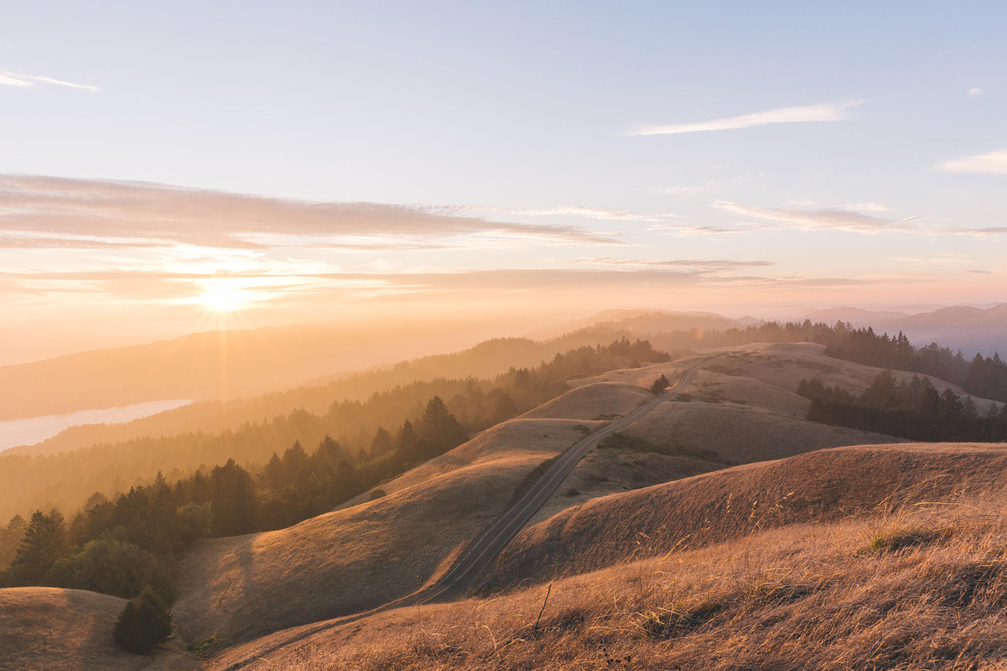 Golden hills of California