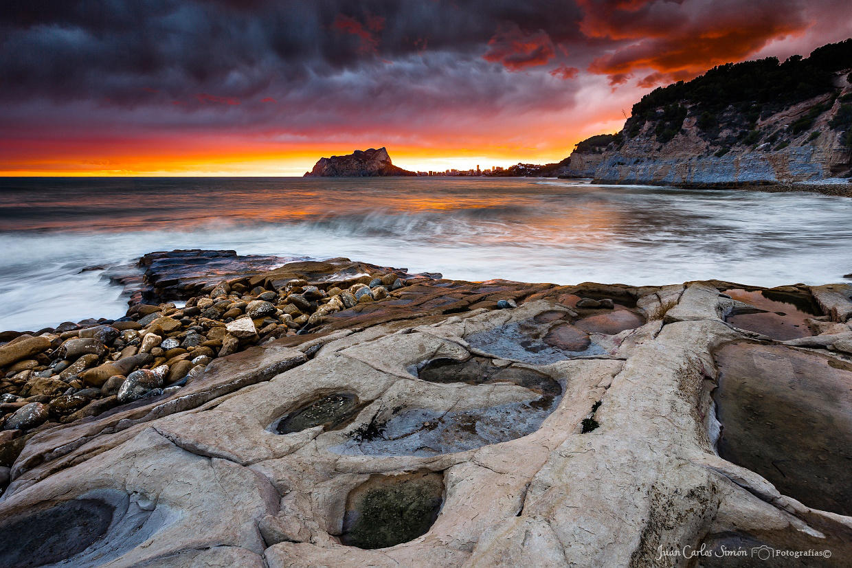 Sunset on the Coast.