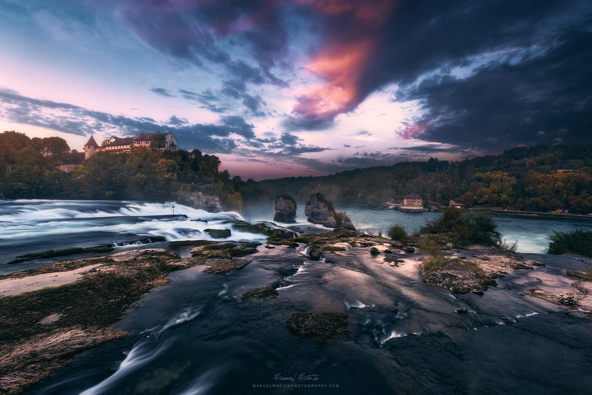 Last view to the „Rheinfall“ in Autumn