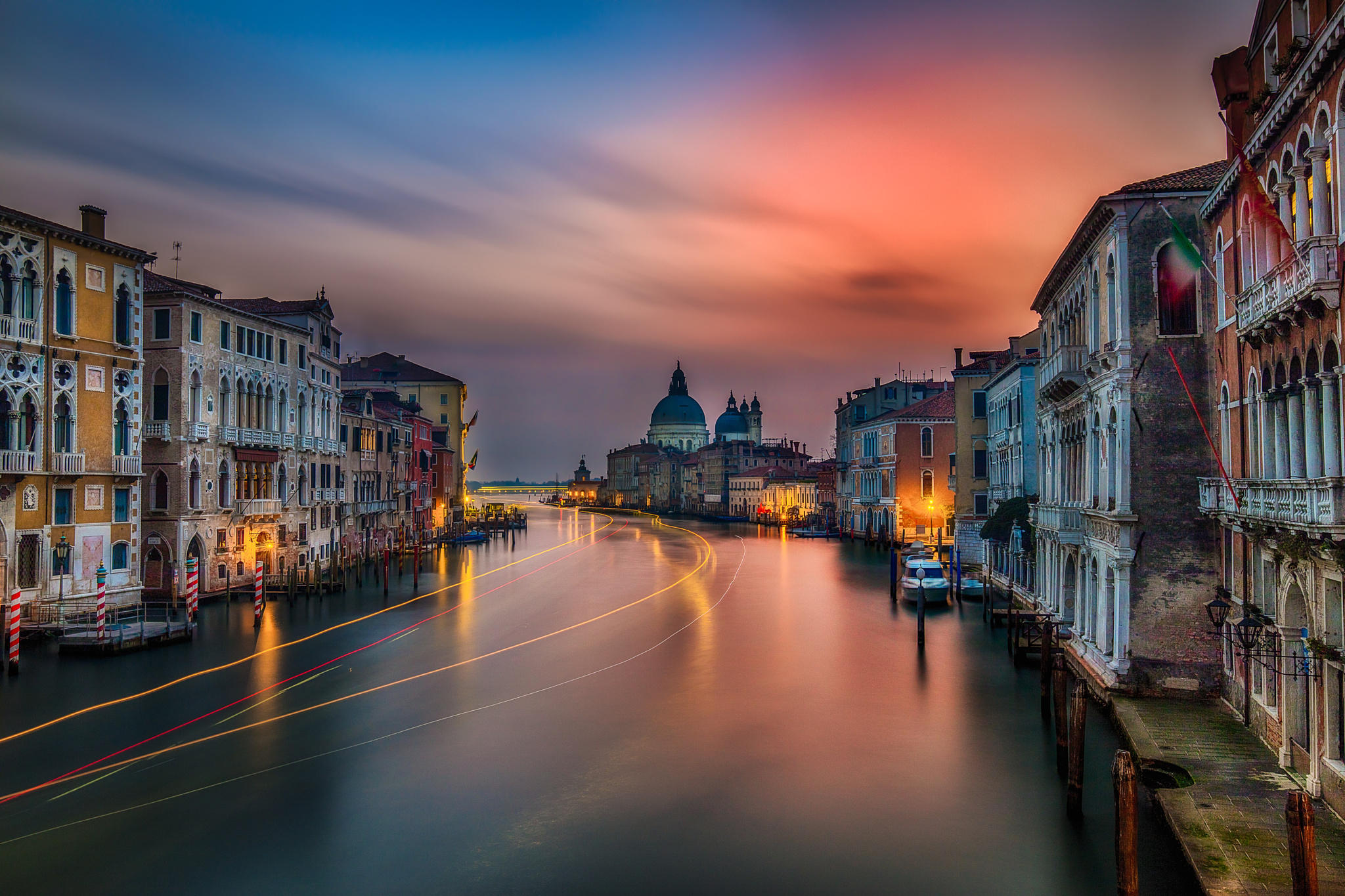 Colored Dawn in Grand Canal