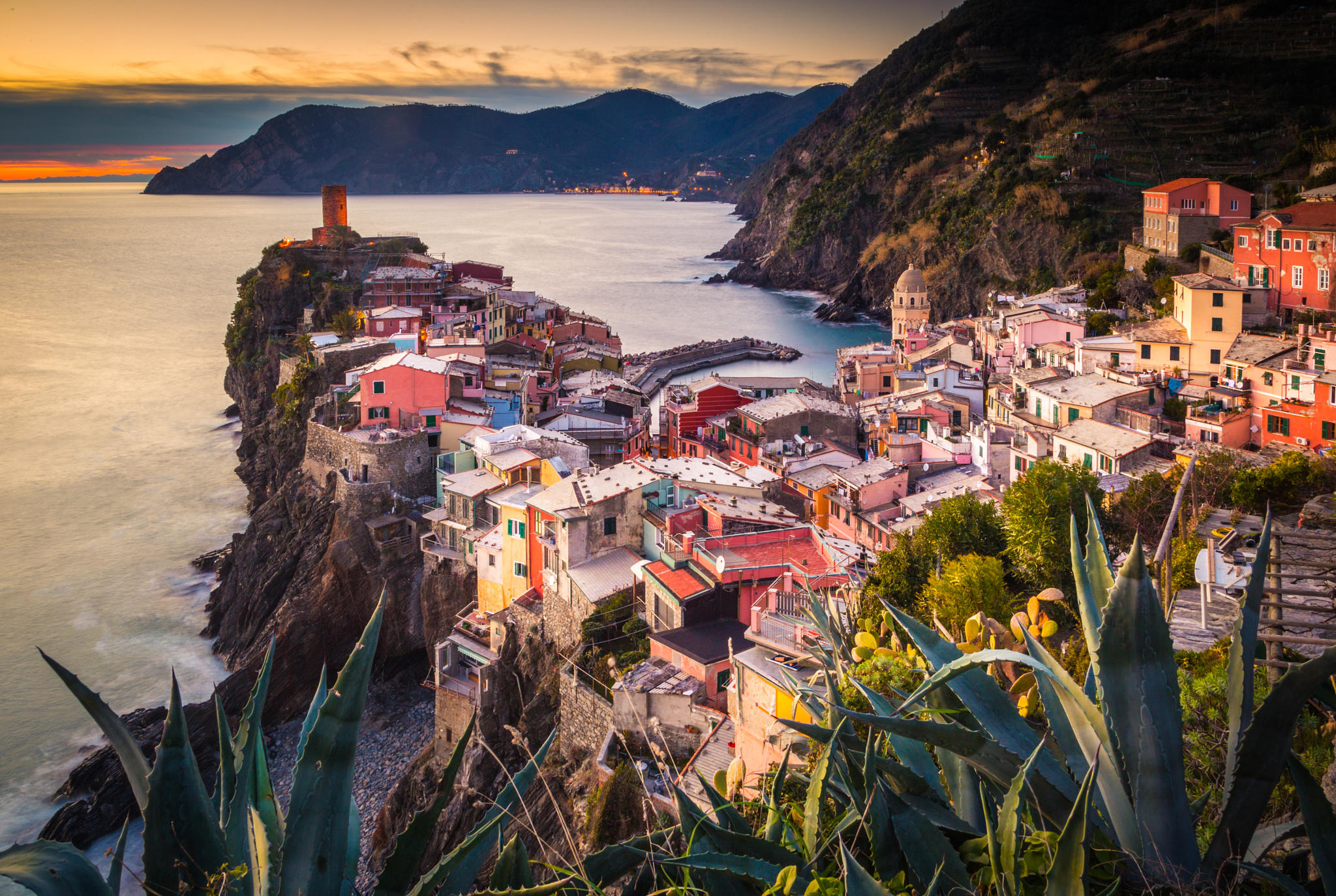 Sunset in Vernazza