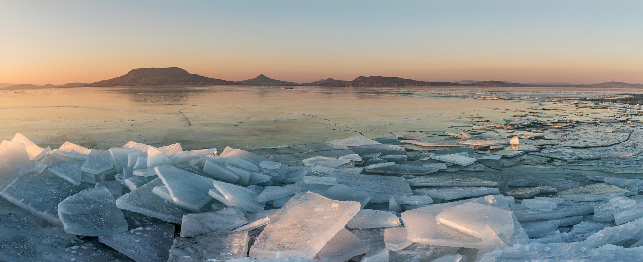 Icy Lake Balaton