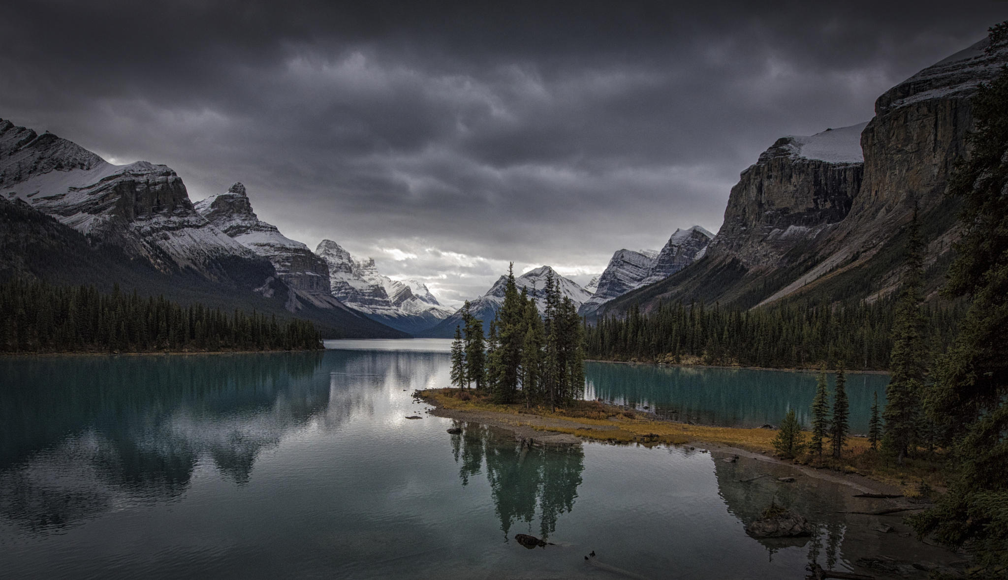 A Stormy Morning At Spirit Island