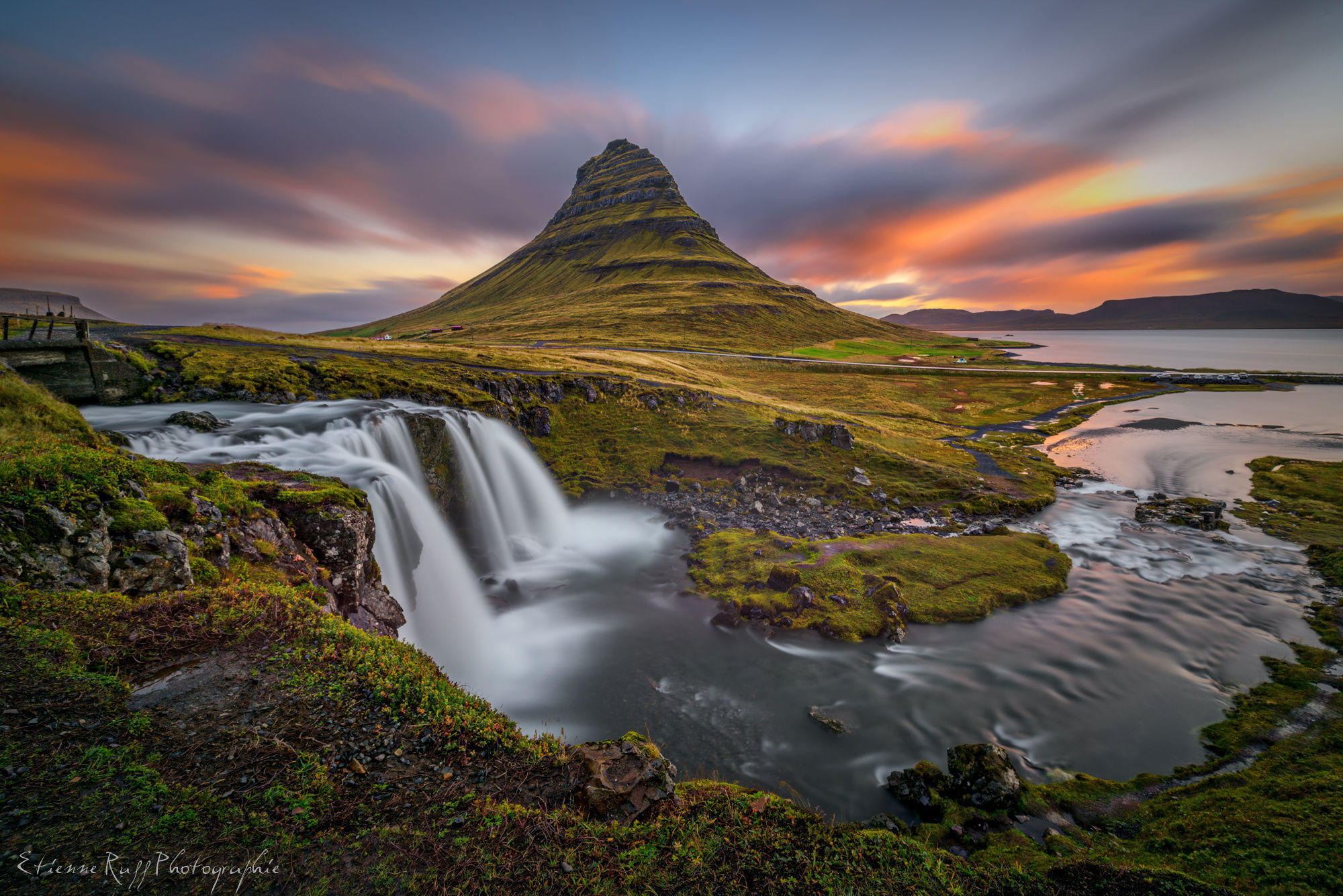 Kirkjufell at sunrise