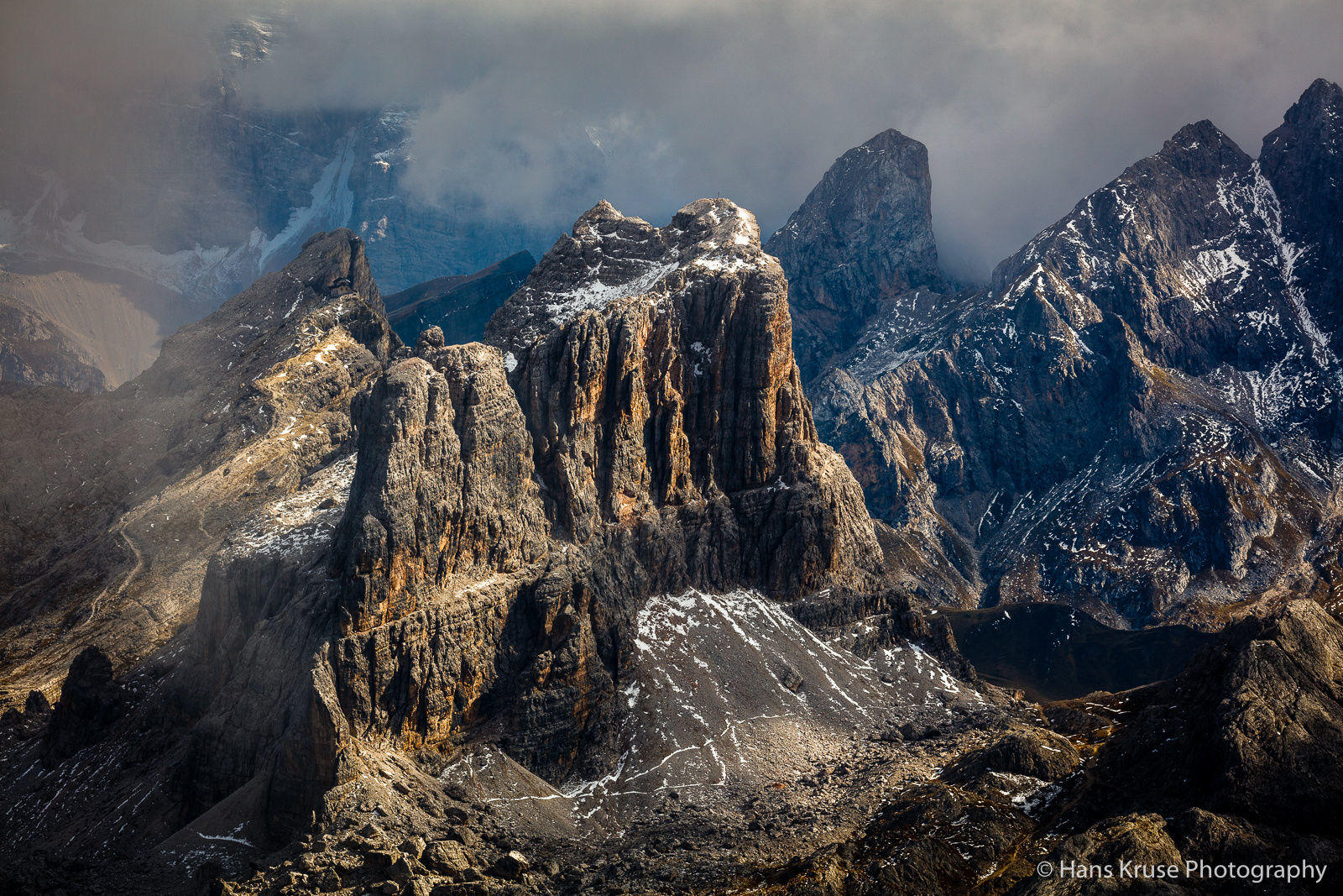 Mountains in the clouds