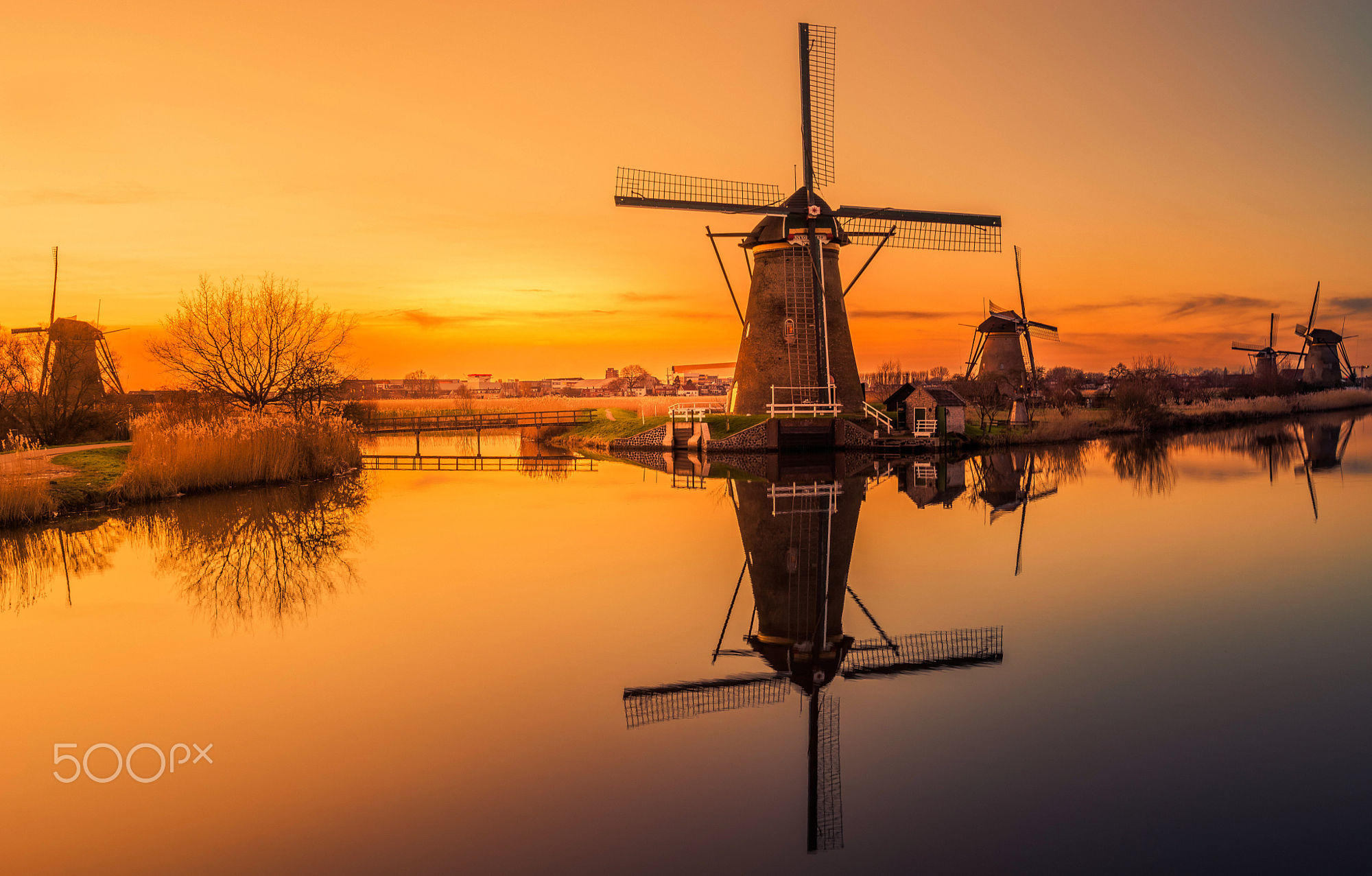 Kinderdijk, Holland.