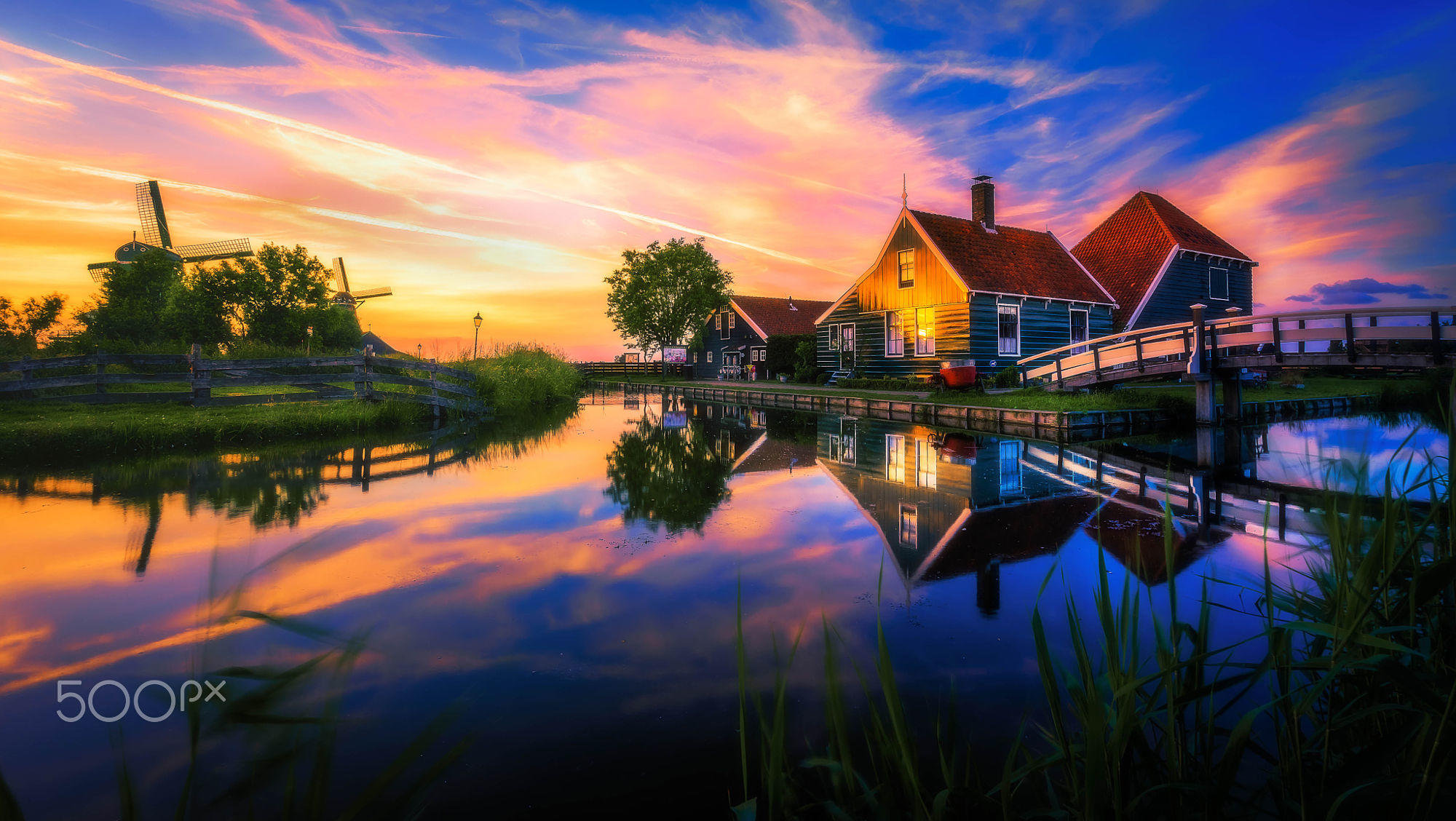 Zaanse Schans, Holland.