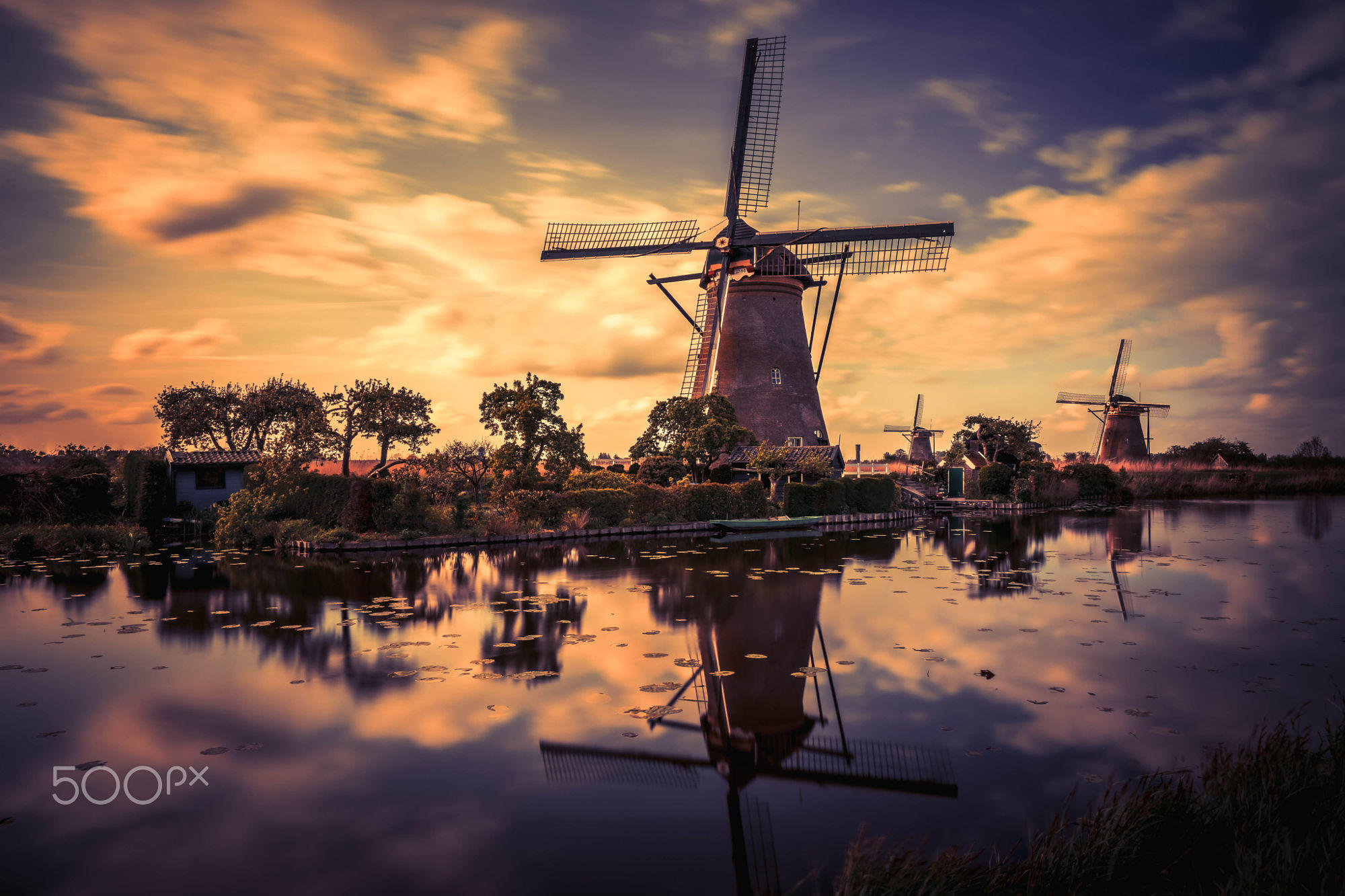 Kinderdijk, Holland.