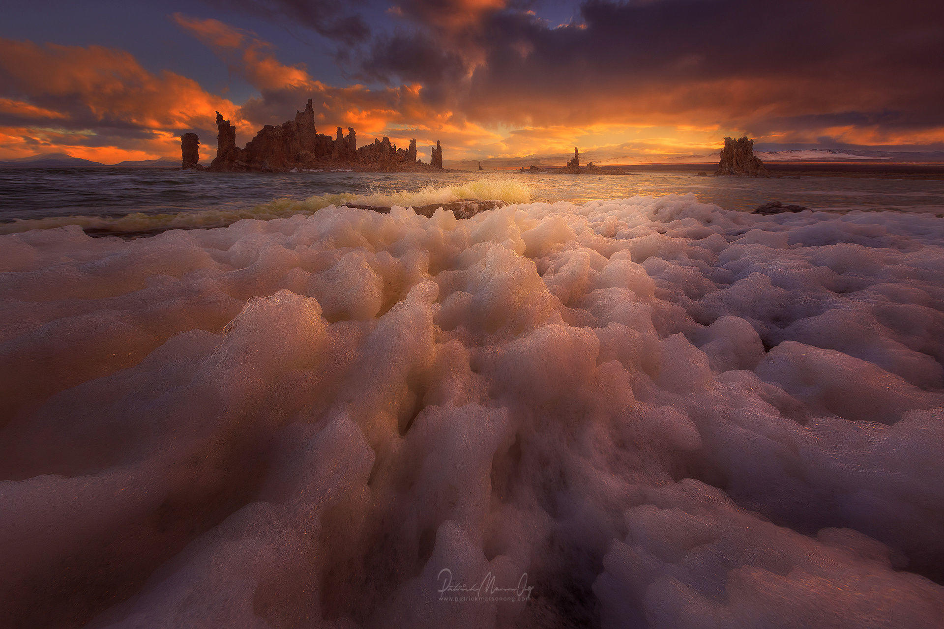 Foam Machine, Mono Lake County, California