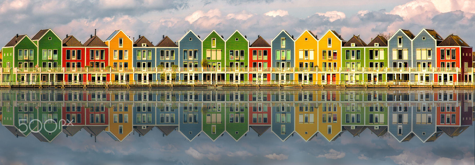 The colorful houses of Houten