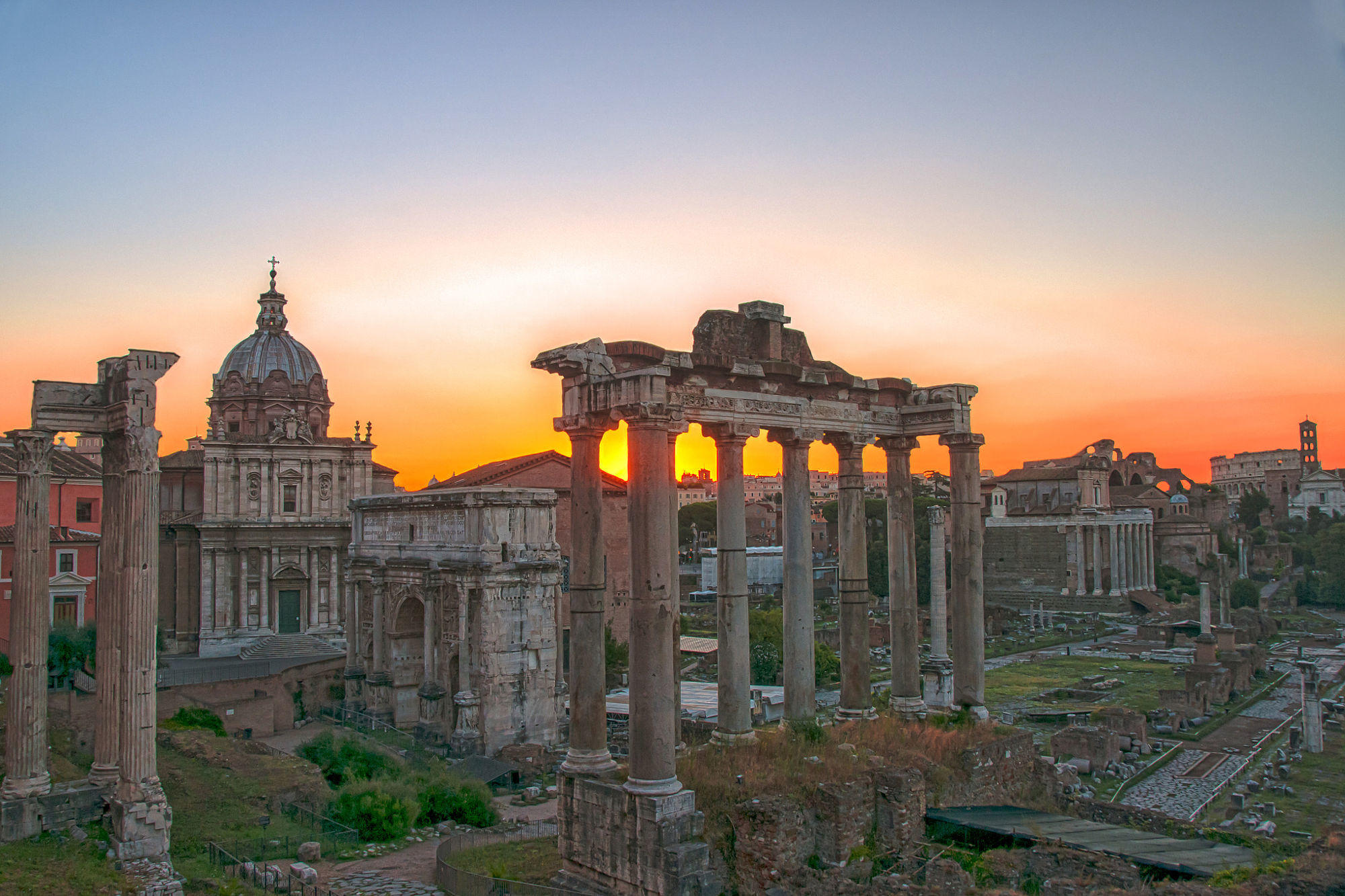 Rome Forum sunrise