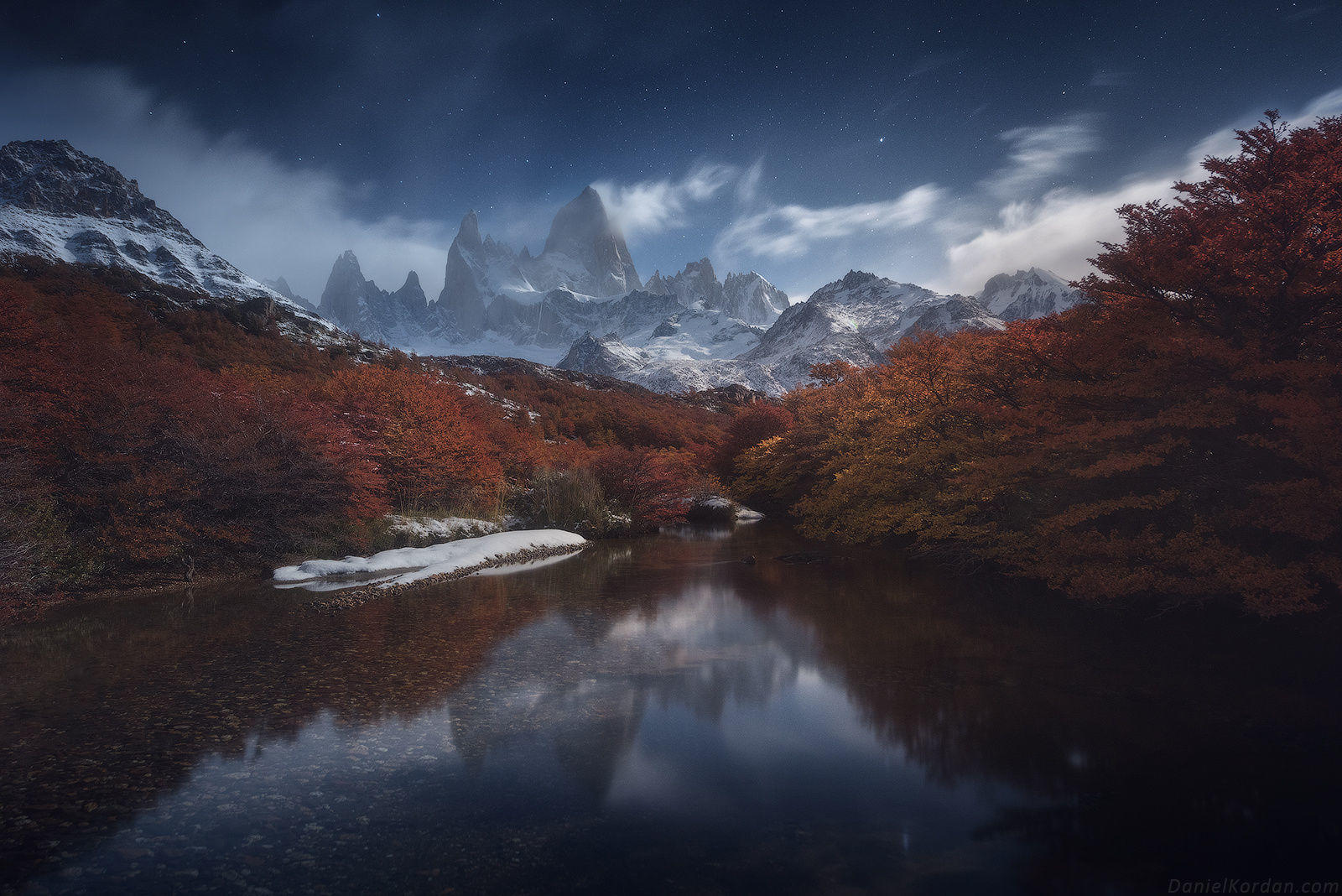 Fitzroy under the moonlight