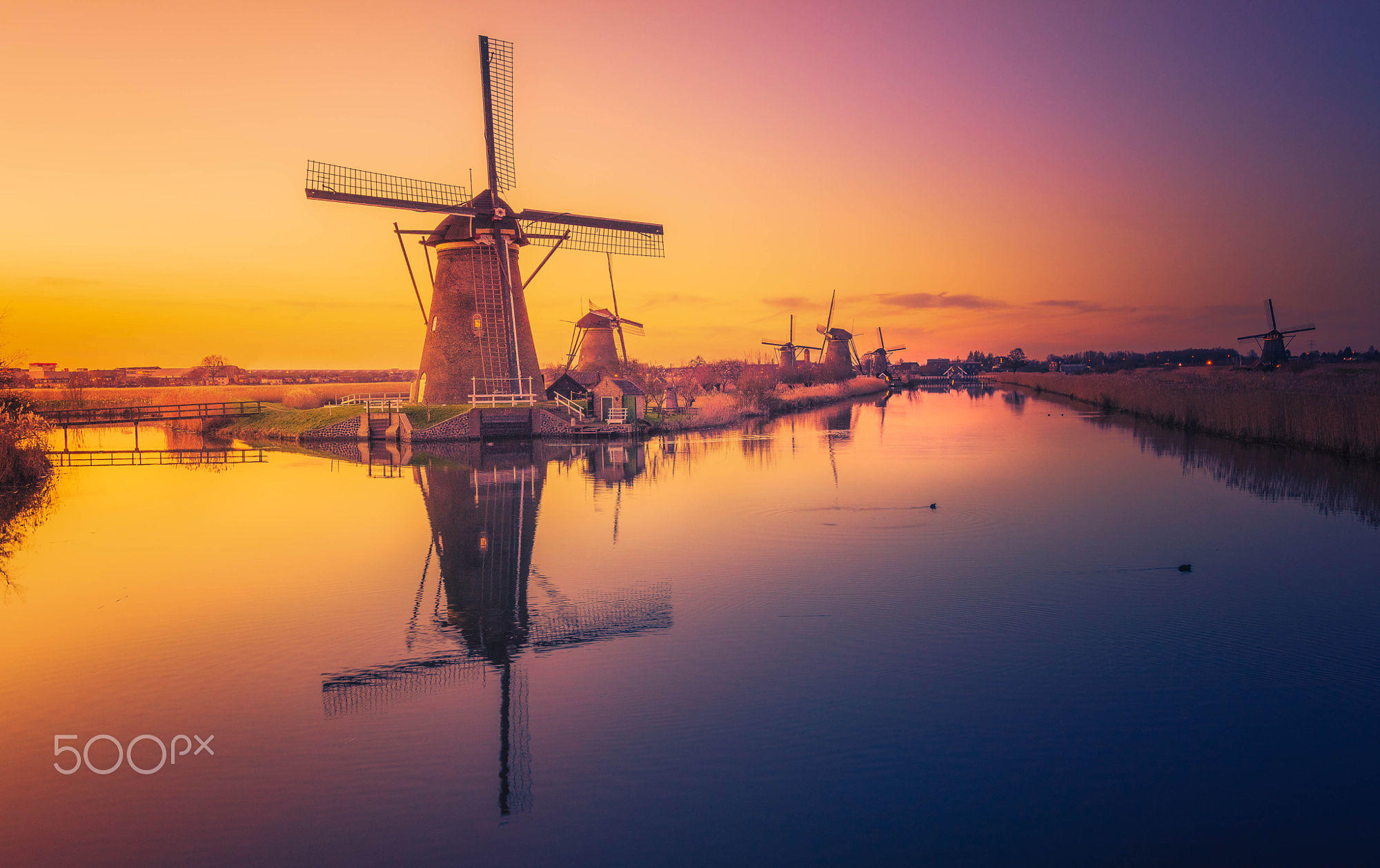 Kinderdijk, Holland.