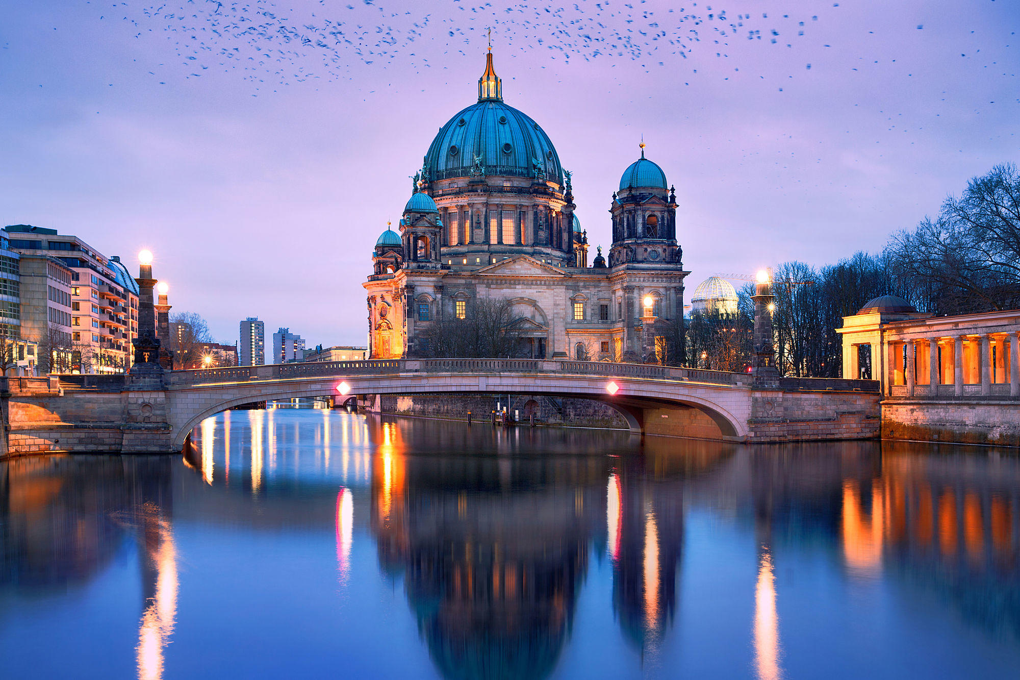 Flying over Berlin