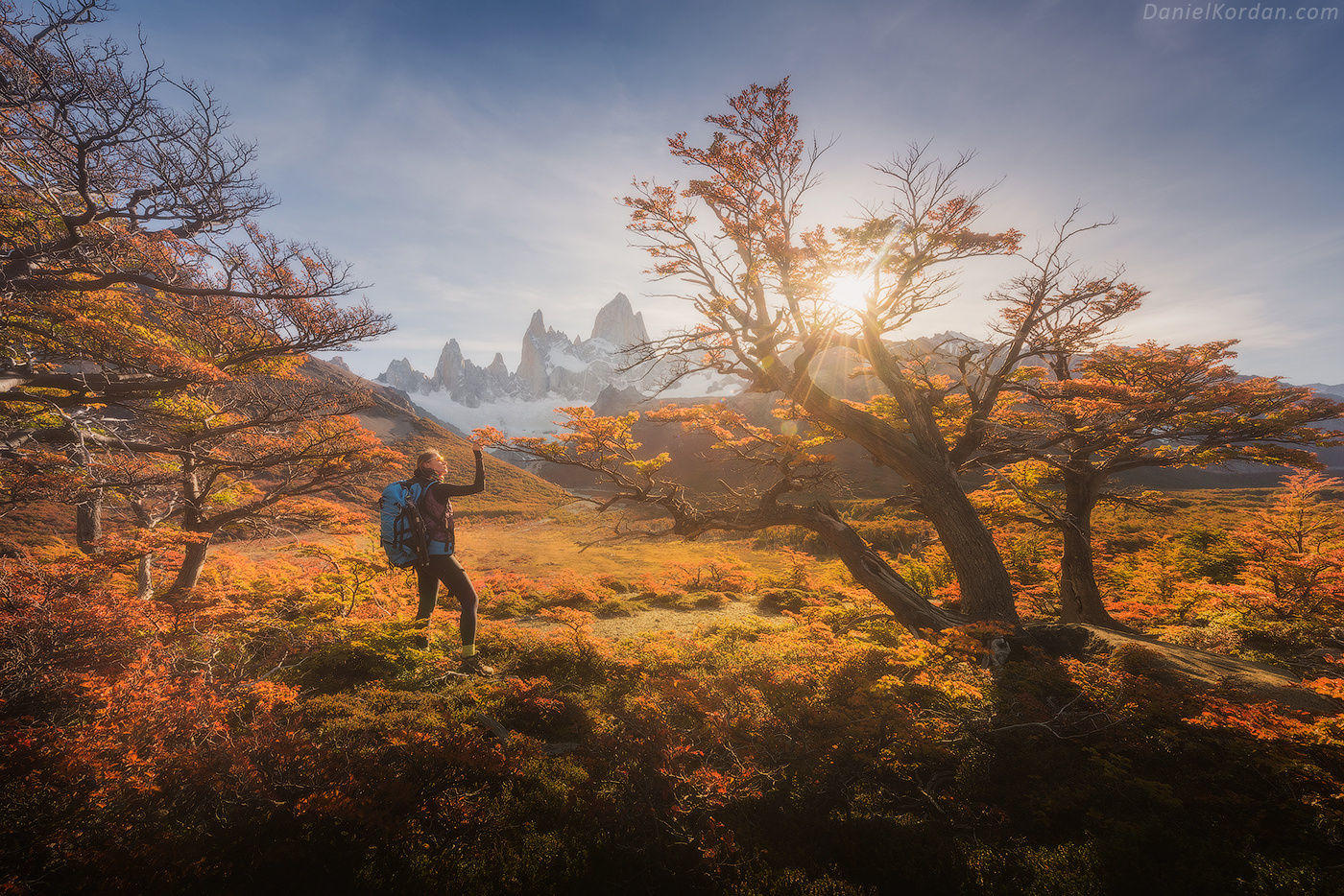 Autumn sun in Patagonia