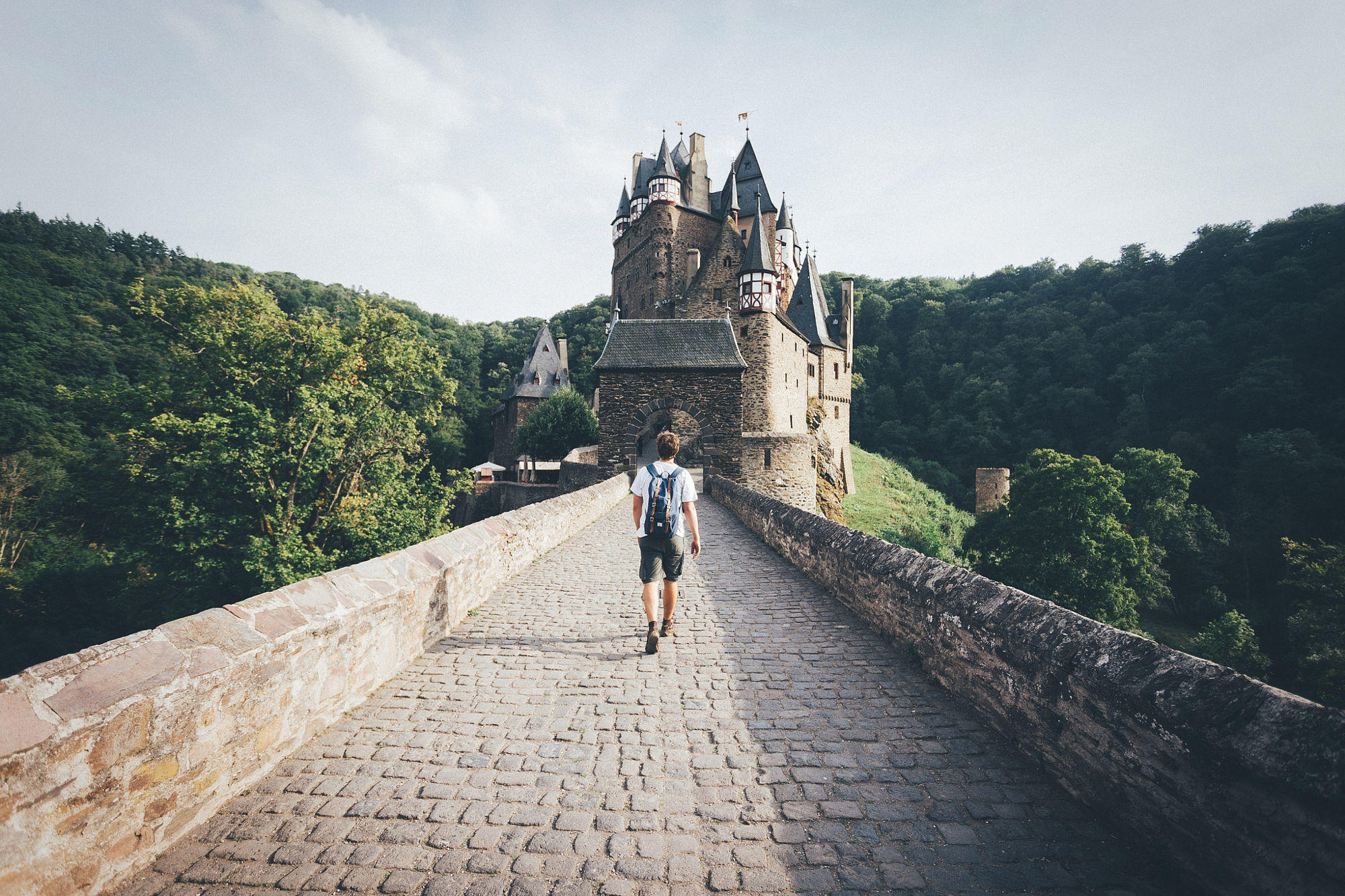 Summer comes in to Castle Eltz.