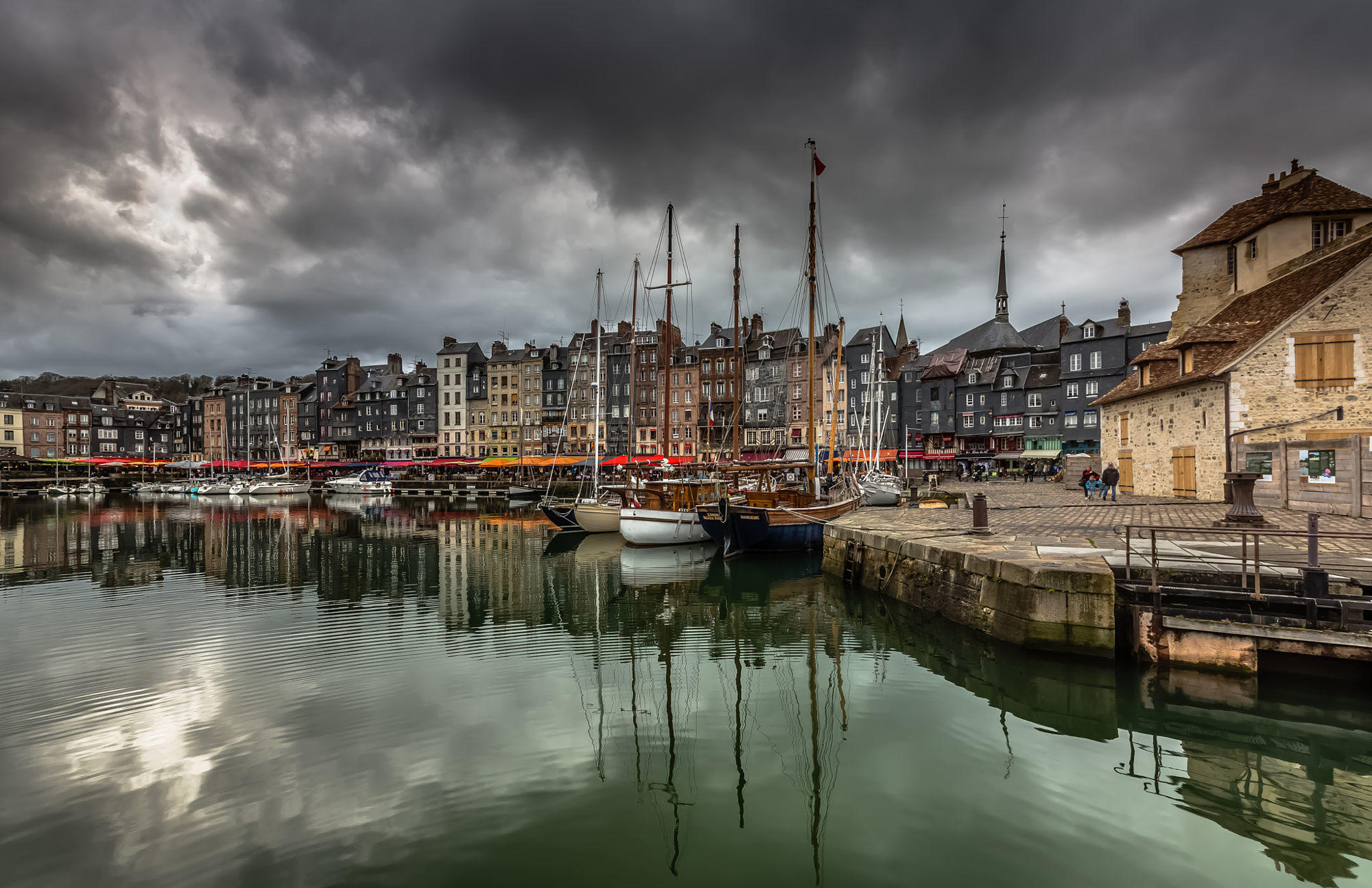 Reflection, Honfleur, Normandy