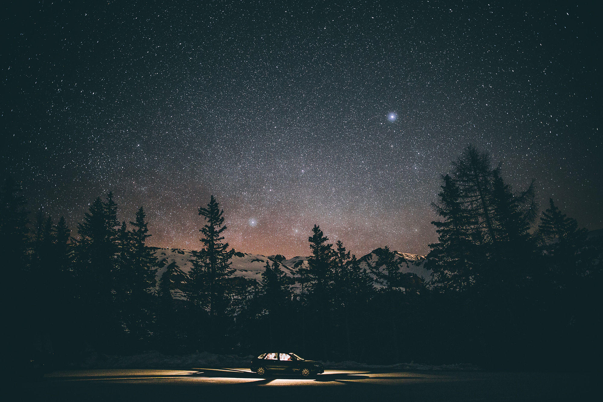 gathering underneath the stars.