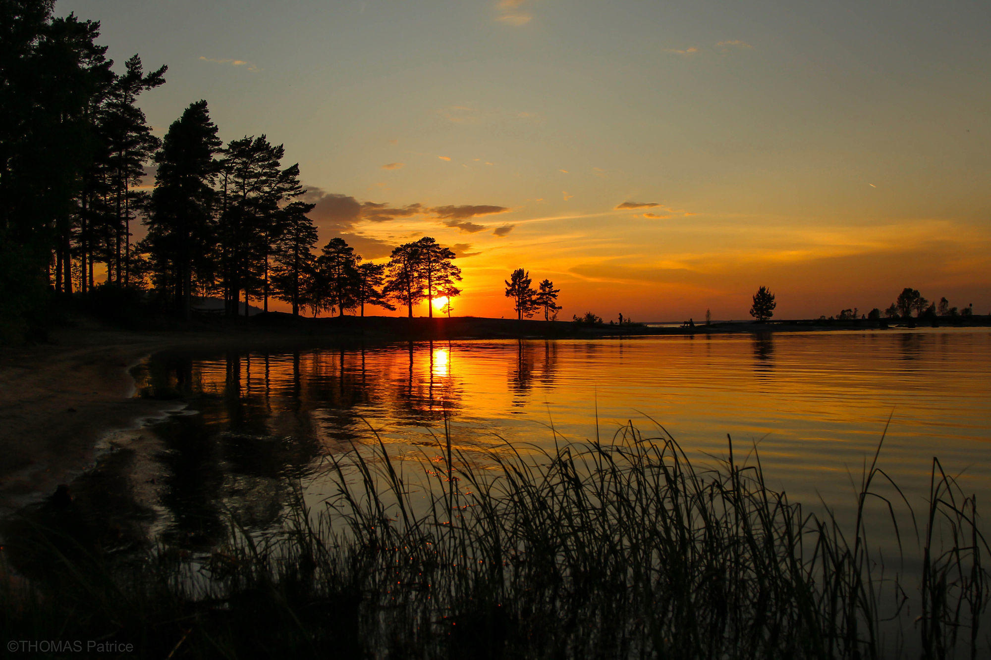 Sunset over the lake!