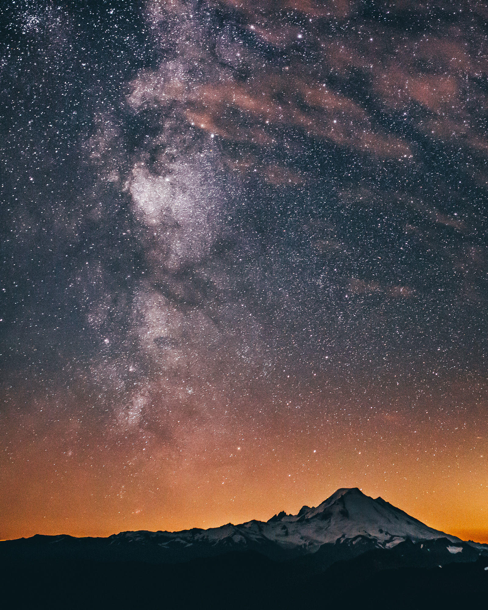 Milky Way Over Mt. Baker