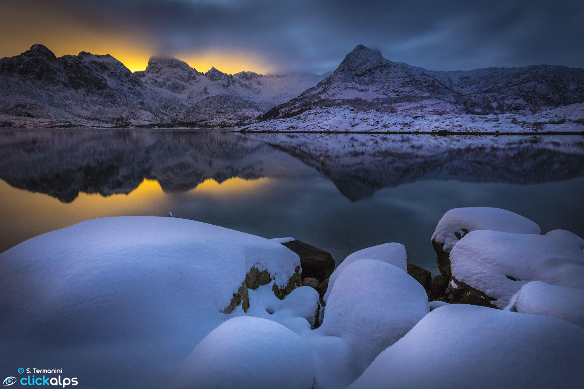 Full moon night in Norway