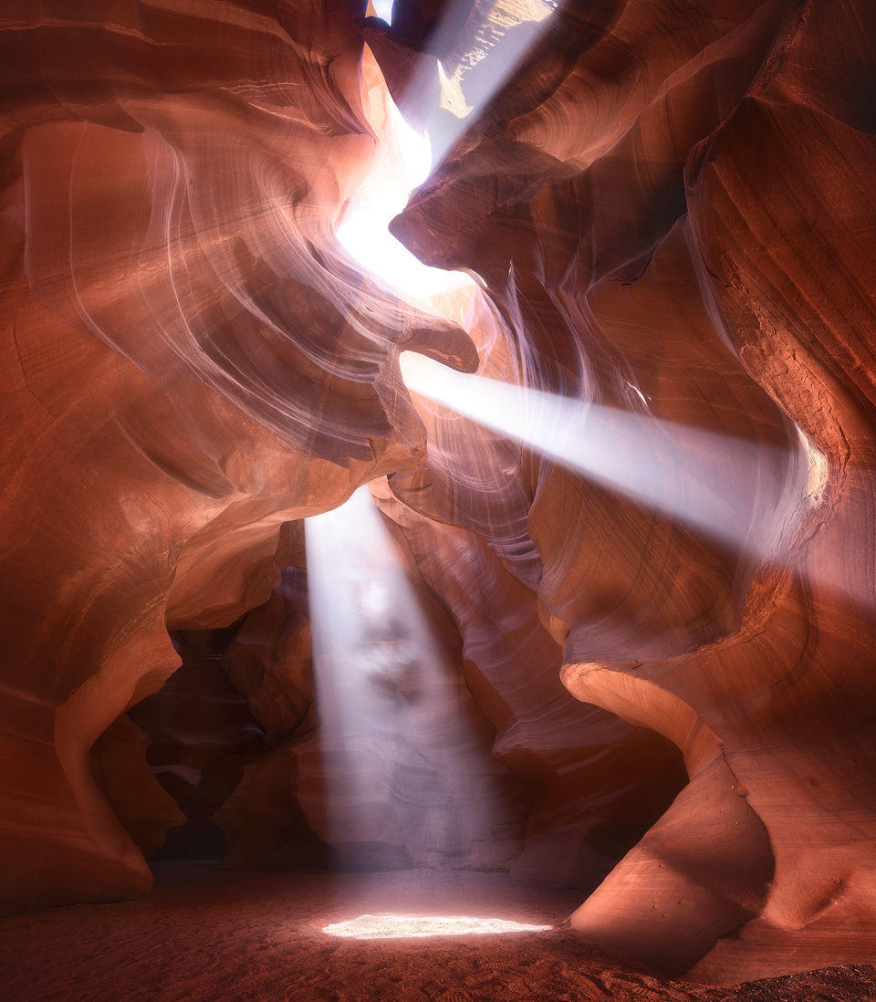 Rays of Light at Antelope Canyon