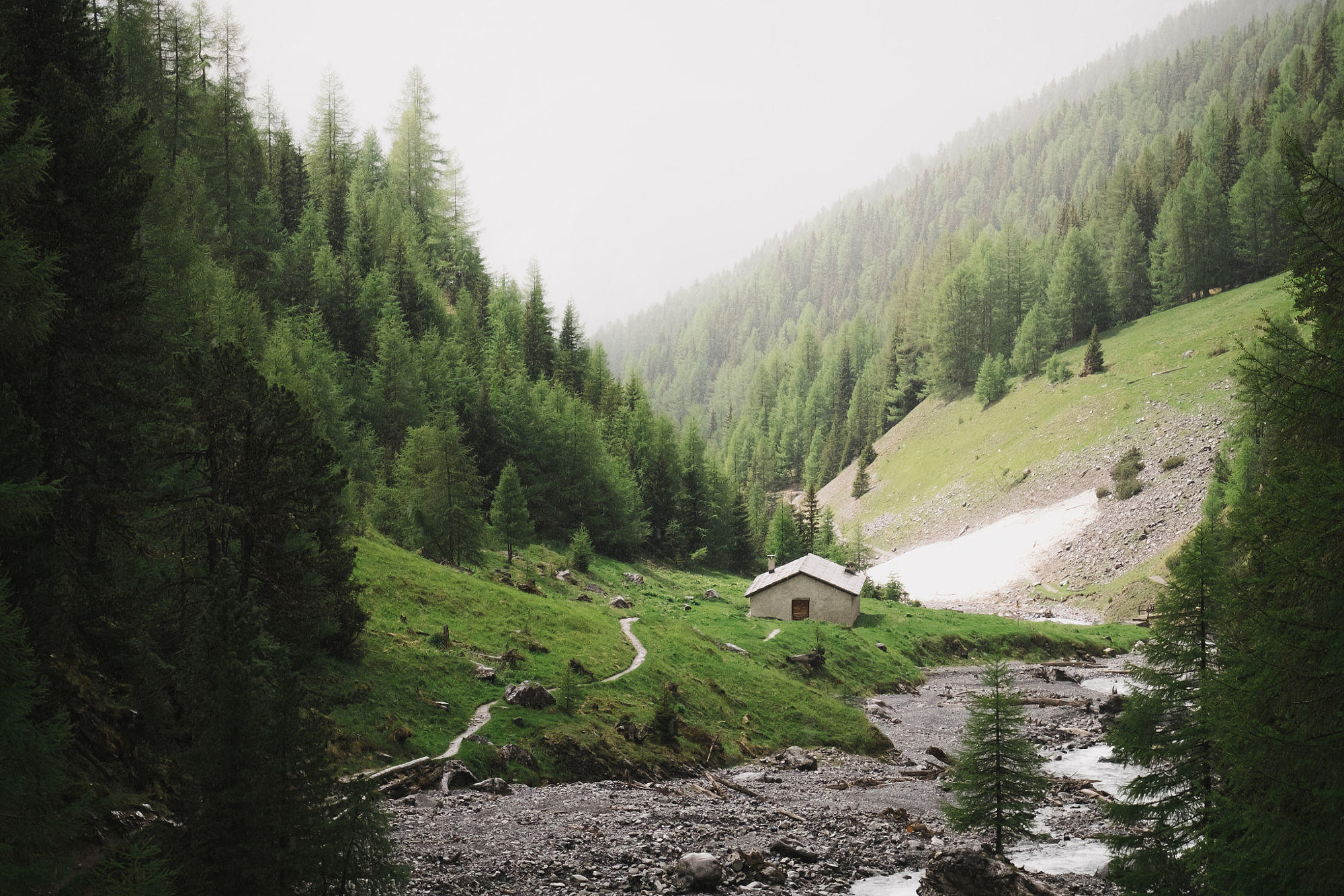 Cabin in the Swiss National Park