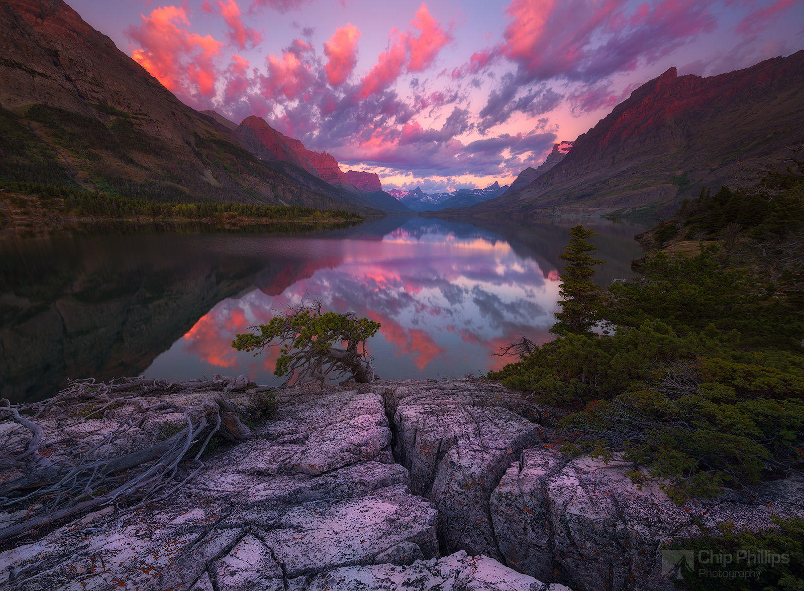 Sunrise Reflections, Saint Mary Lake