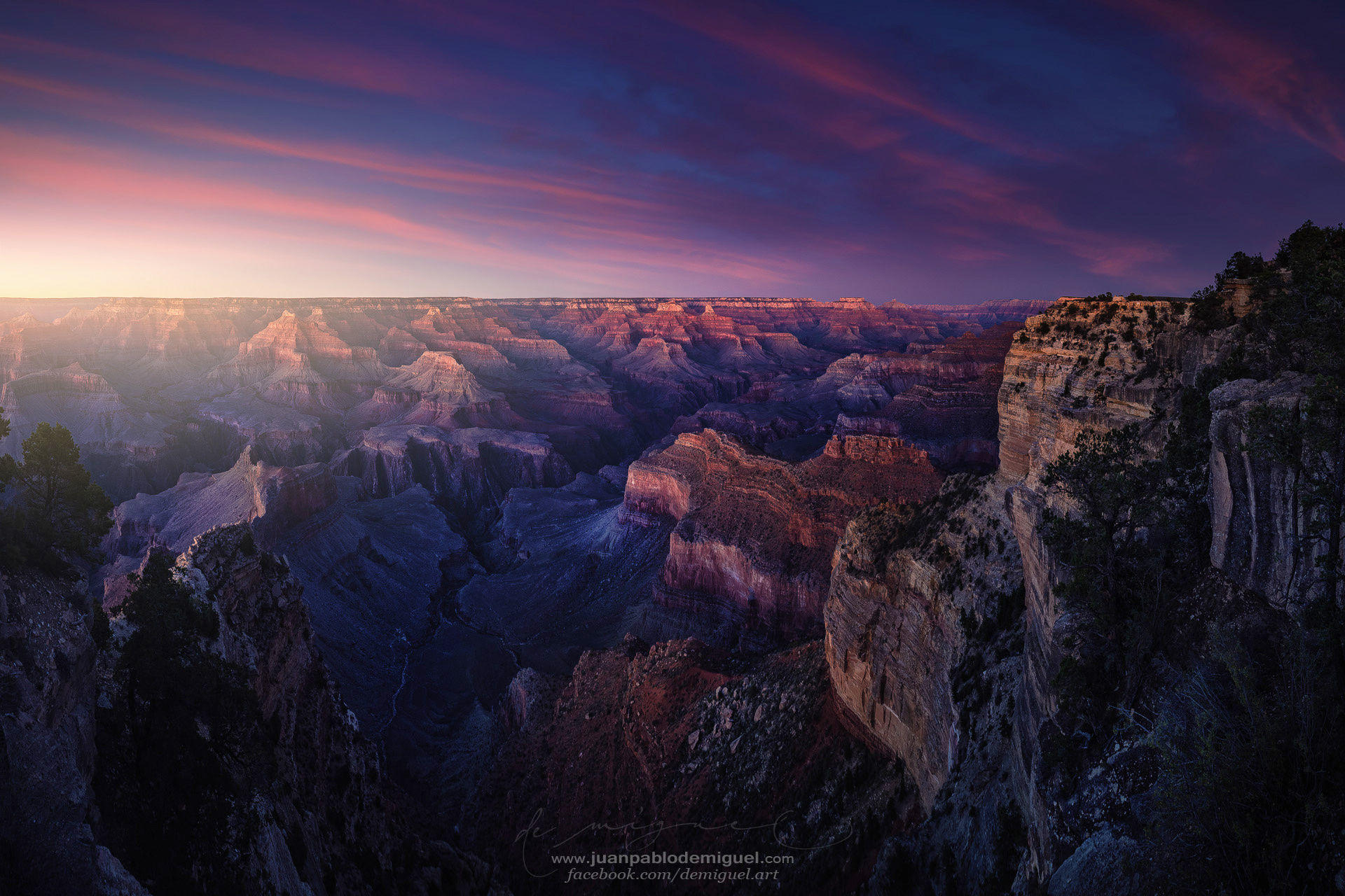 Blue Grand Canyon