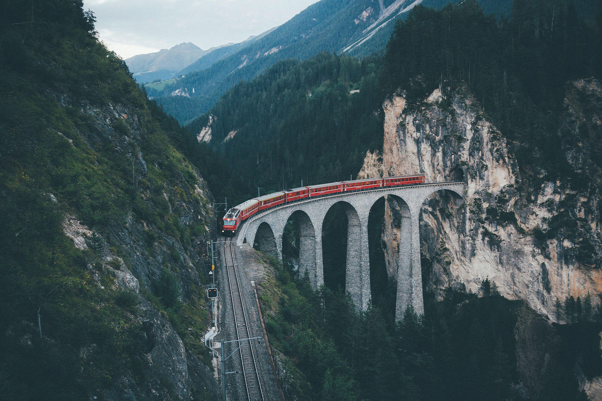 Back again at the Landwasser Viaduct.