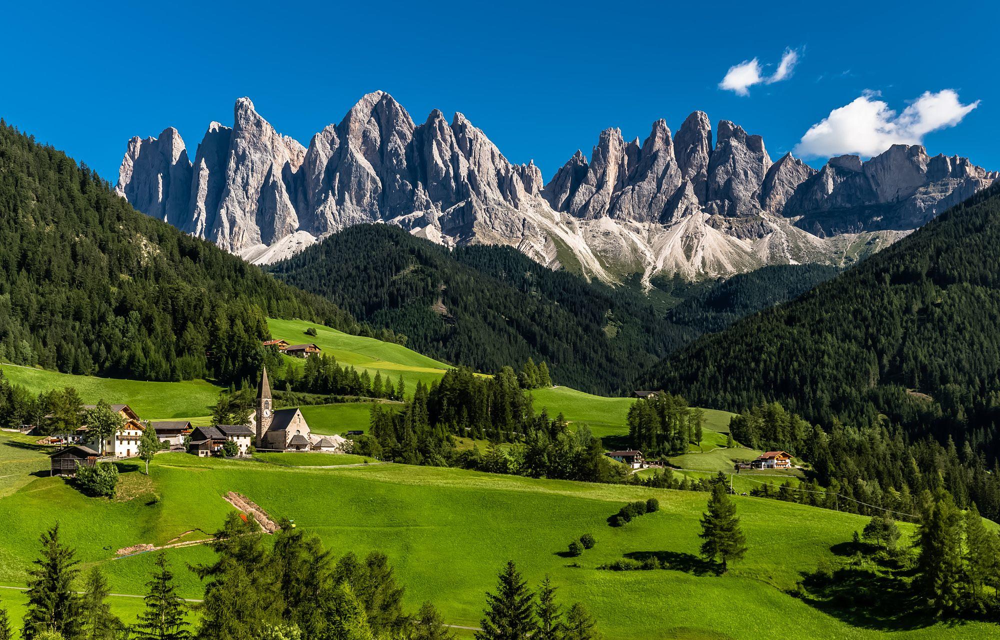 Santa Maddalena, Val di Funes, Alto-Adige, Dolomites