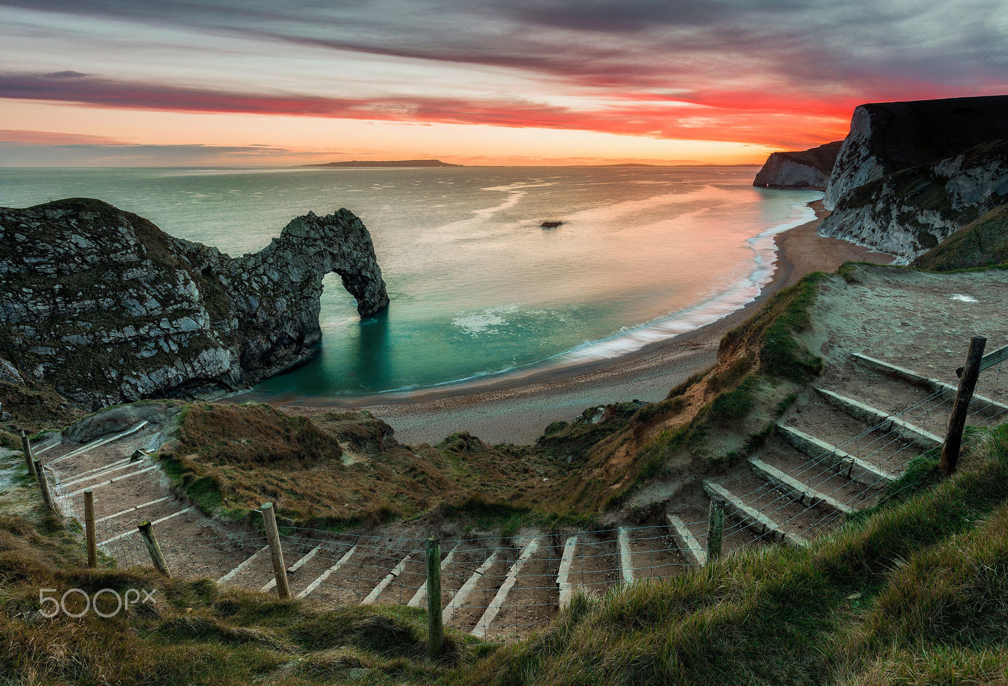 Durdle Door Is Smiling