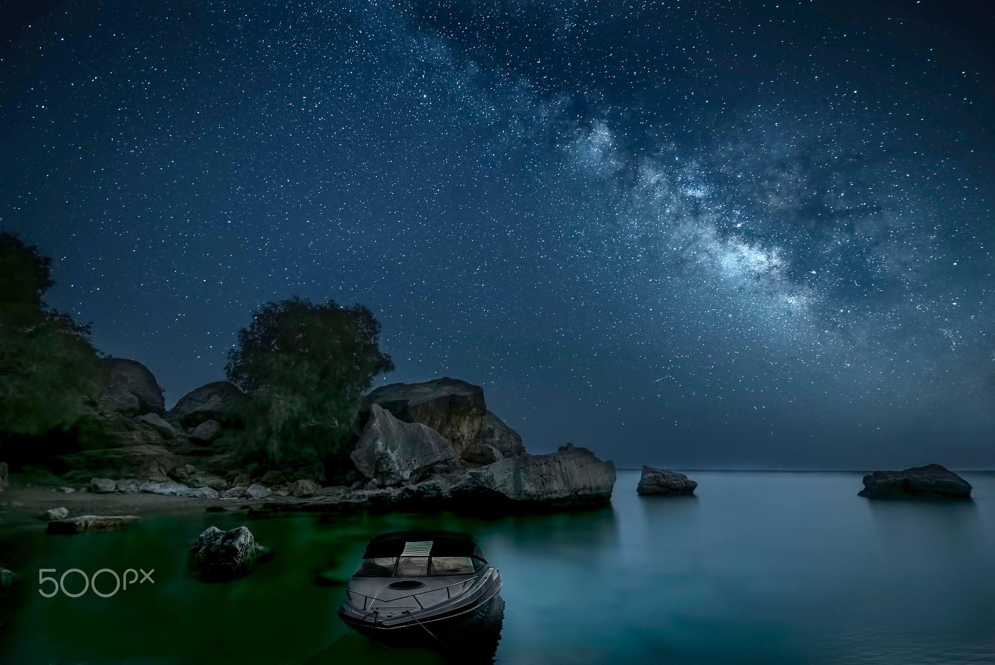 Milky way  in Rhodes