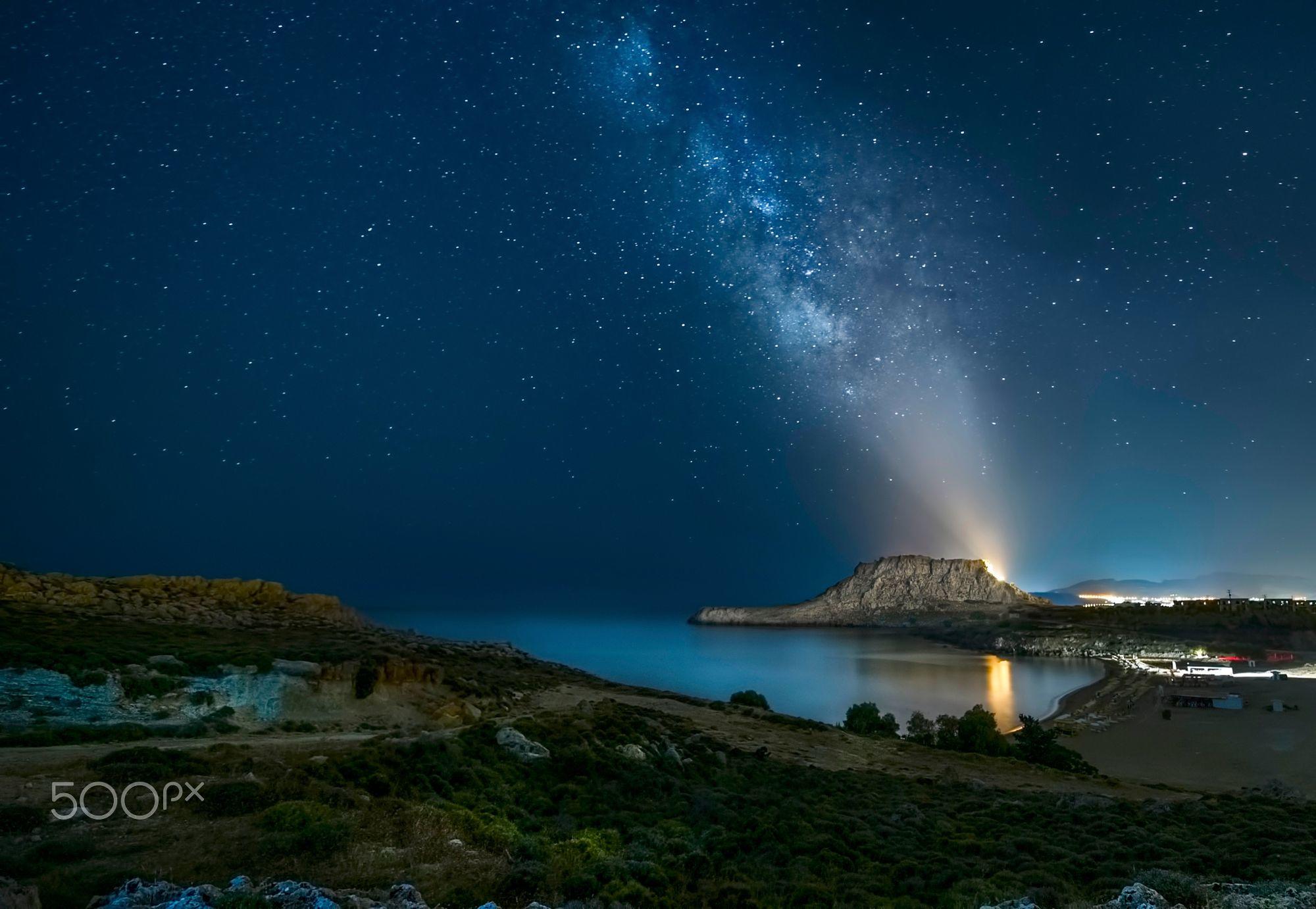 Milky Way in Lindos