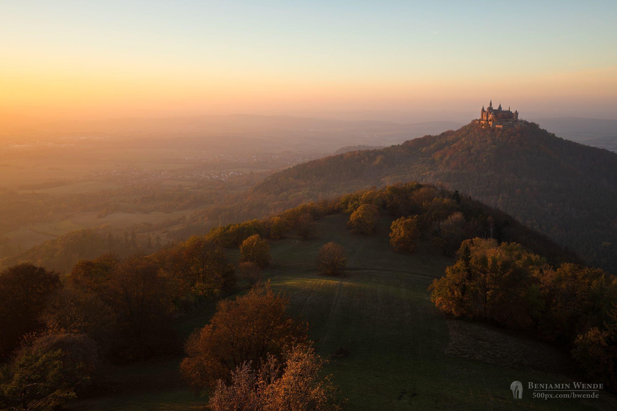 Sunset at Hohenzollern Castle