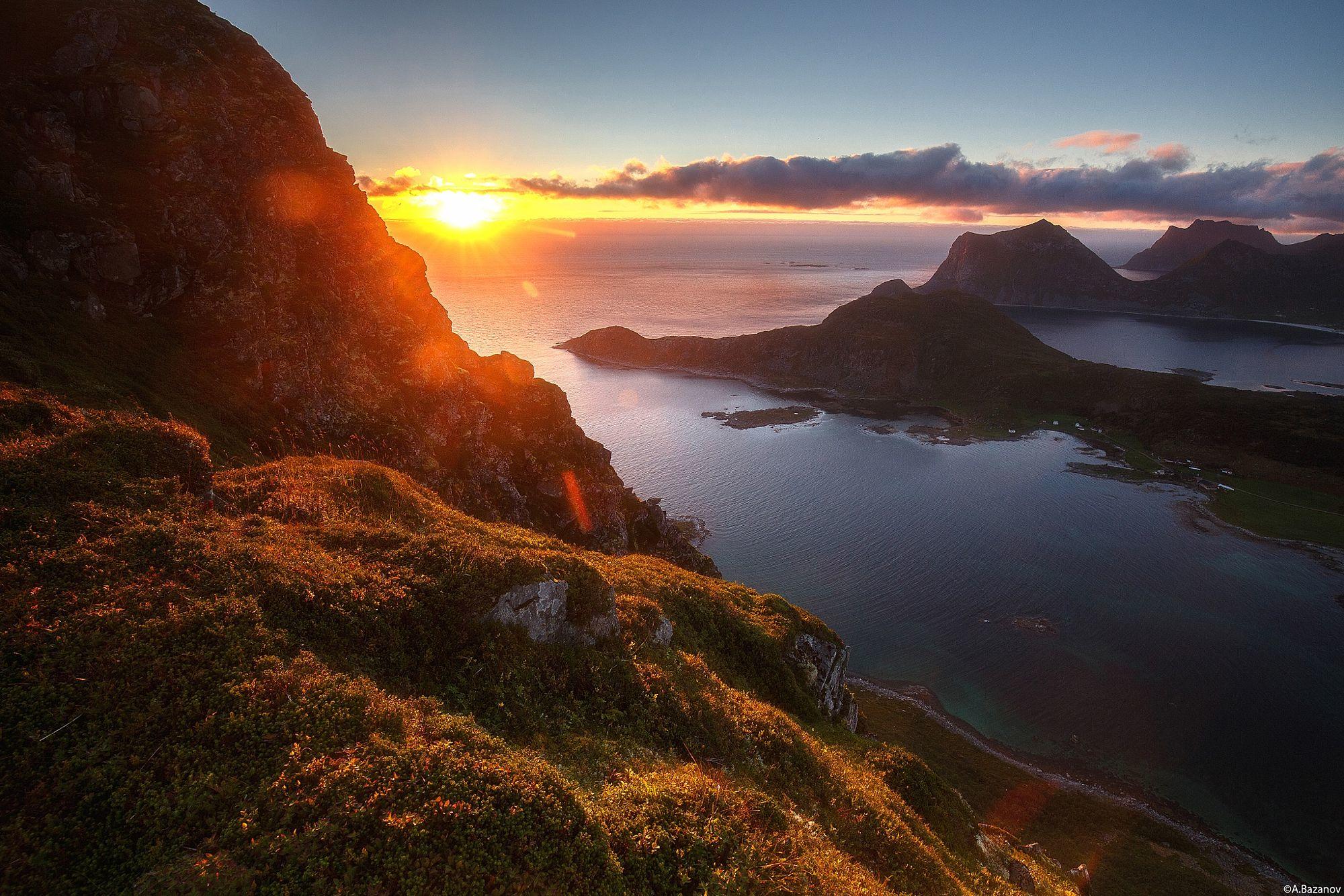 Above a fjords