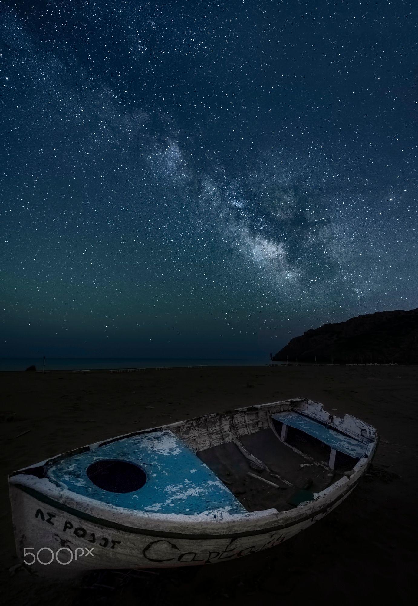 Milky way in Rhodes