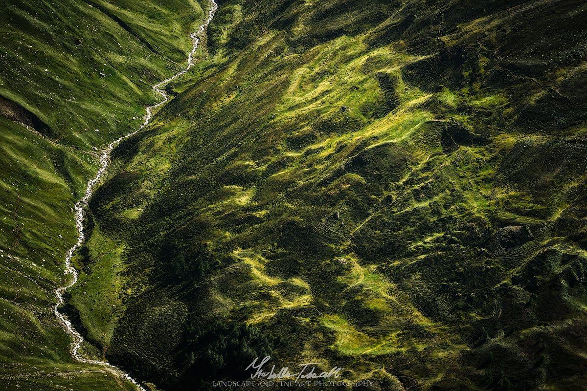 Flying over the valleys