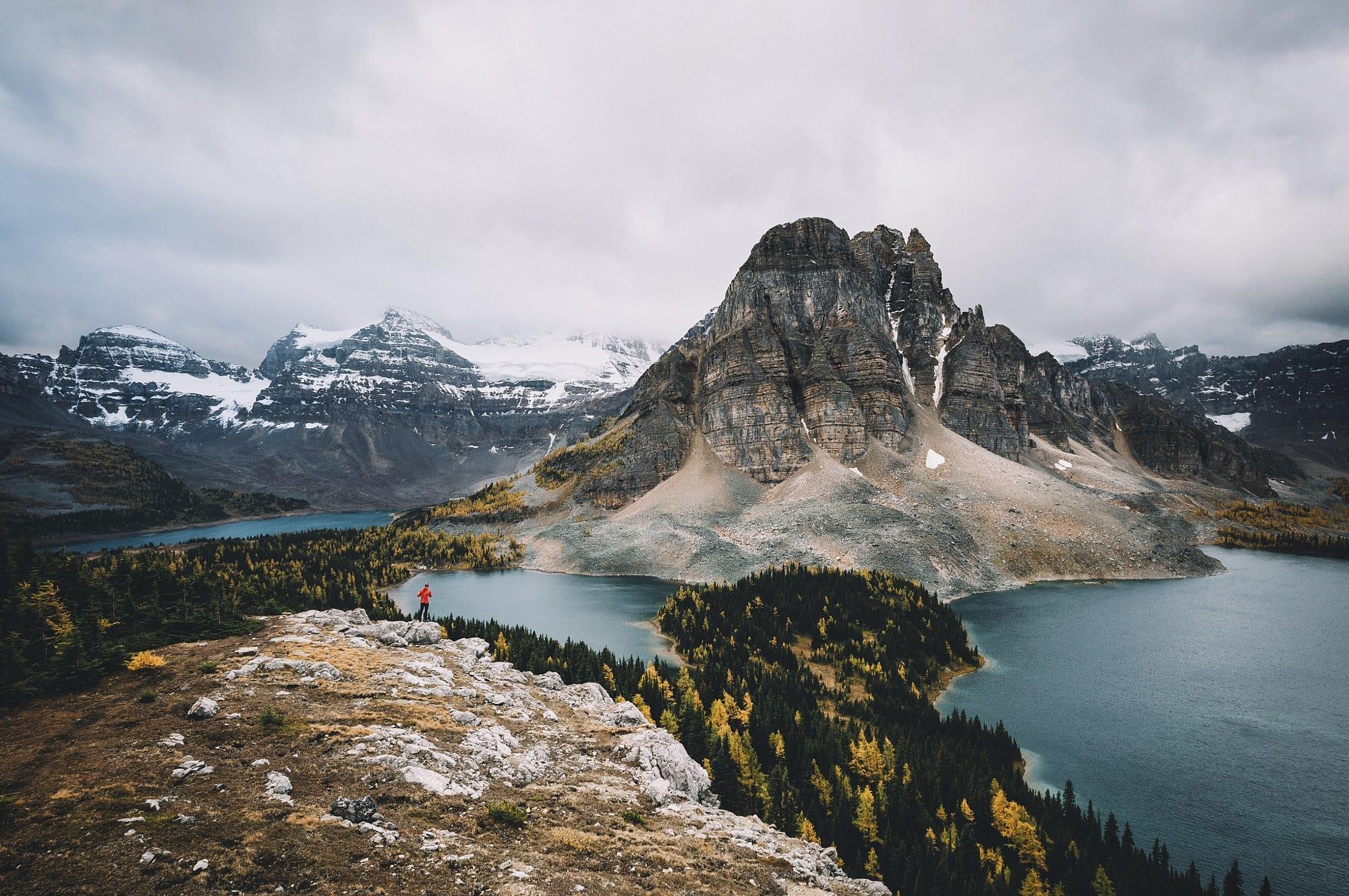 Rough side of Mt. Assiniboine.