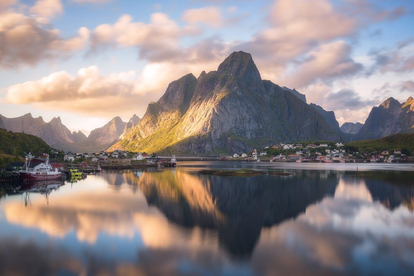 A Summer Evening In Reine