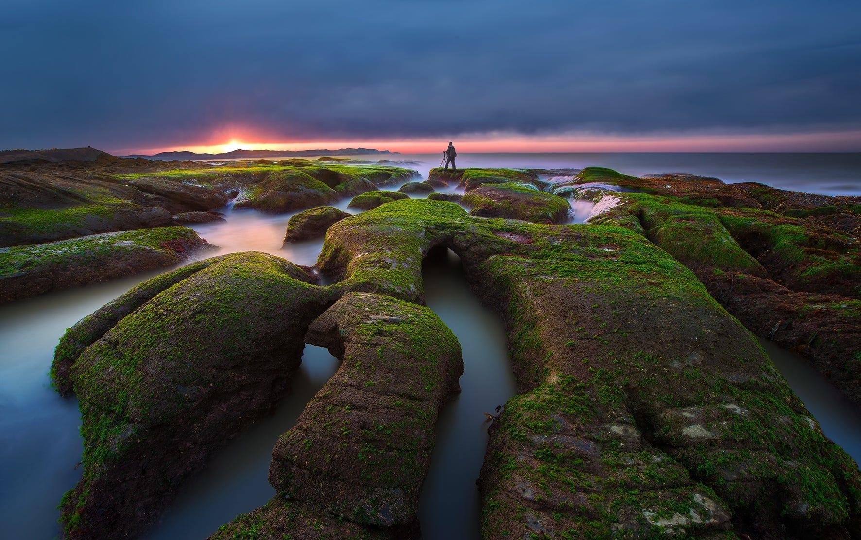 The coast of the setting sun