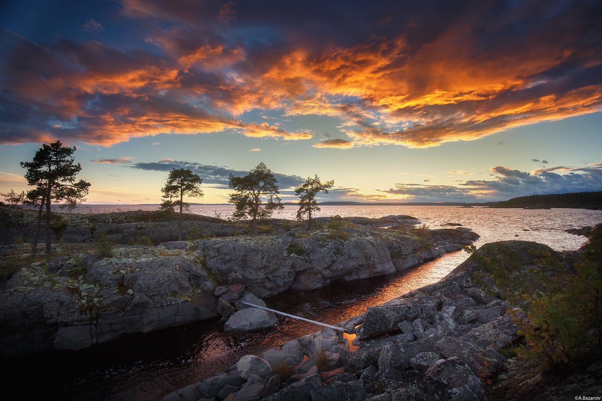 Ladoga lake