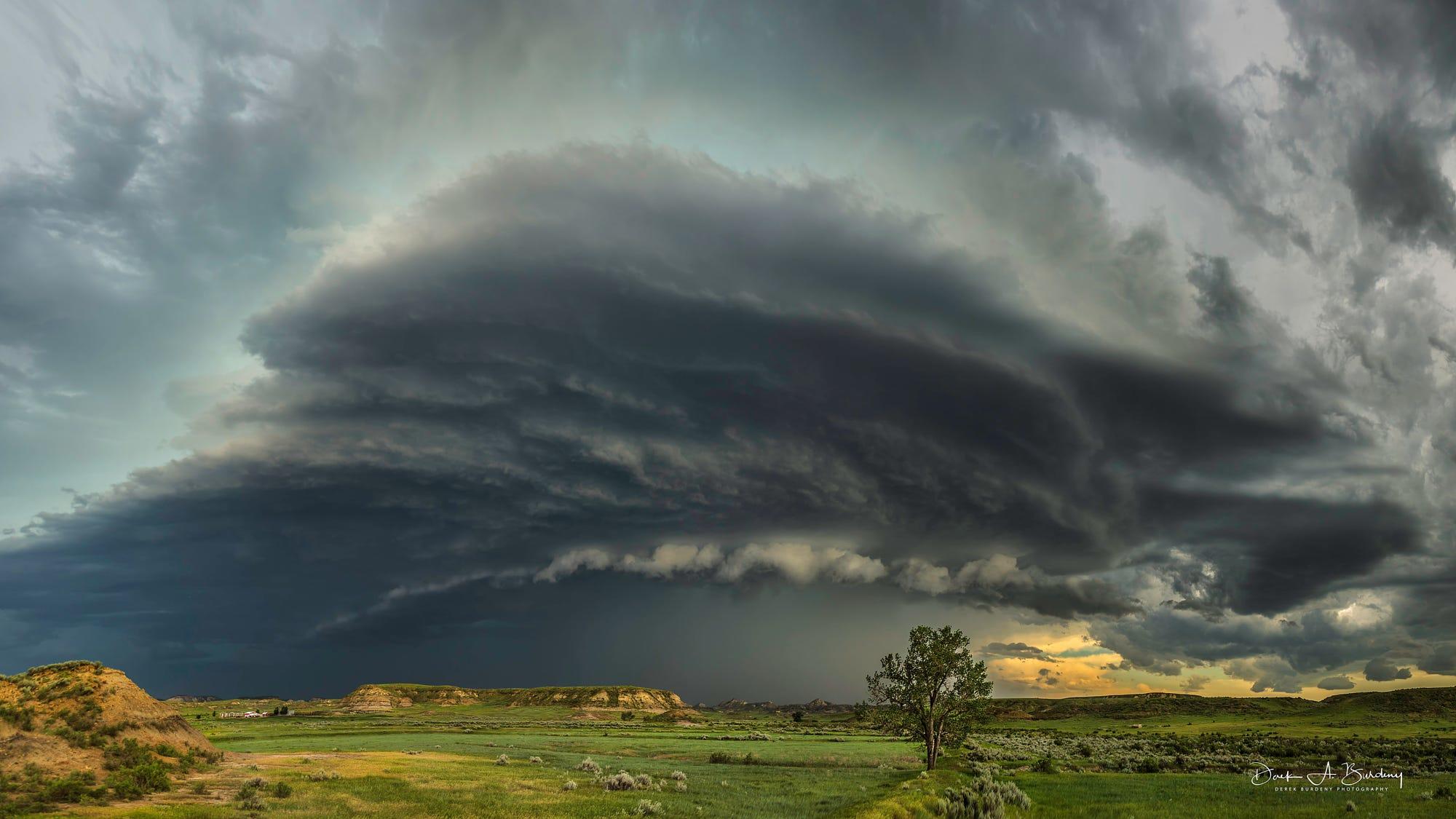 Thunderstorm Over Montana Butte