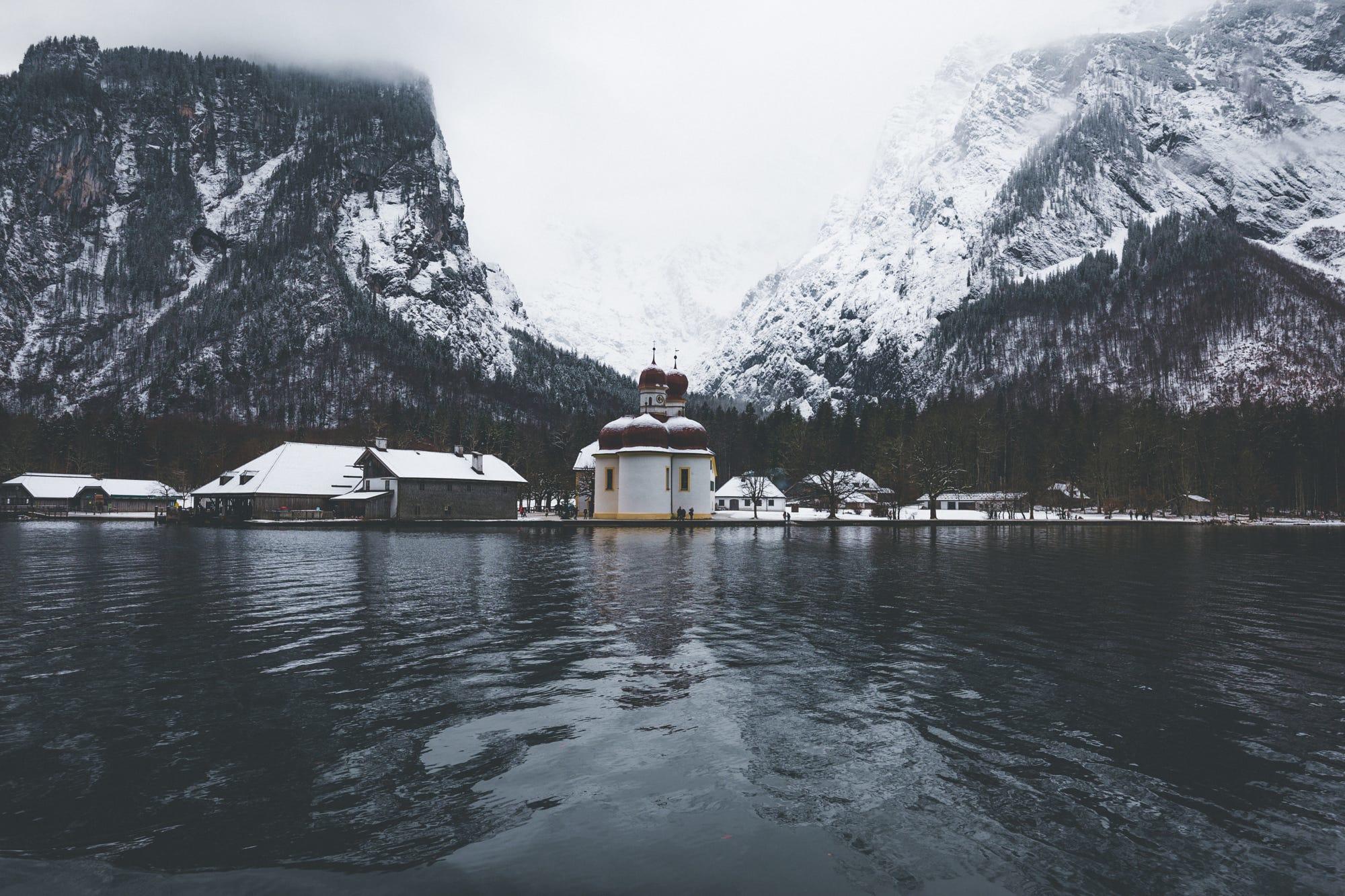 Winter at St. Bartholomä.