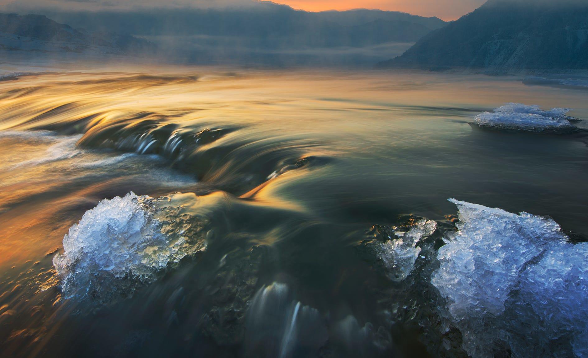 River in winter