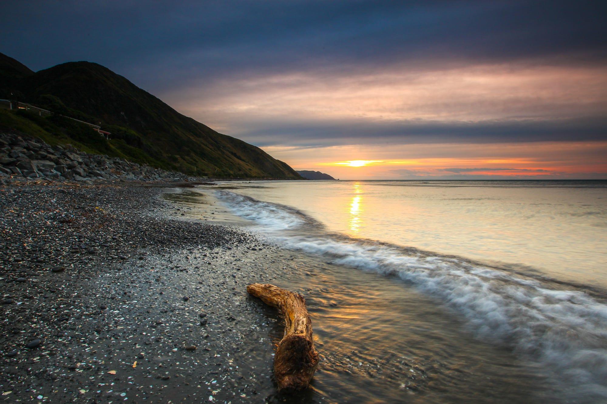 Paekakariki Beach Evening Surf