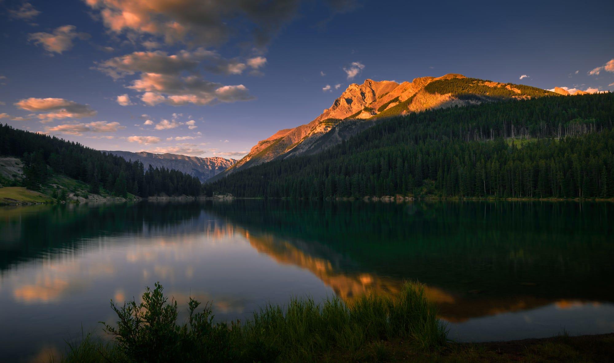 Morning at Two Jack Lake