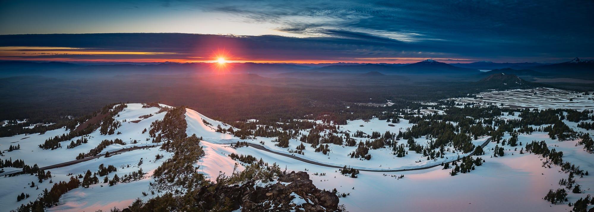 Another sunset at Crater Lake